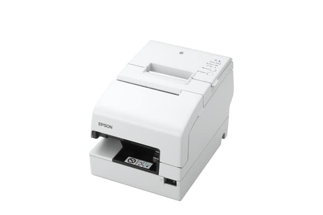 EPSON TM H6000V - IMPRIMANTE DE REÇUS - THERMIQUE EN LIGNE/MATRICIELLE - 230 X 297 MM, ROULEAU (7,95 CM) - 180 X 180 PPP - 9 PIN - JUSQU'À 350 MM/SEC - USB, LAN, SÉRIE, NFC, HÔTE USB 2.0 - OUTIL DE COUPE - BLANC