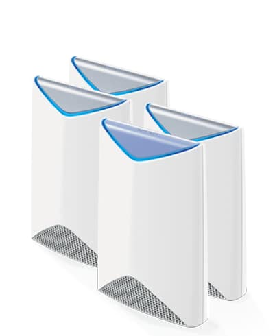 NETGEAR ORBI PRO SRK60 - SYSTÈME WI-FI - (ROUTEUR, 3 RALLONGES) - JUSQU'À 10 000 PIEDS CARRÉS 1GBE - WI-FI 5 - TRI-BANDE - FIXATION MURALE, MONTABLE SUR PLAFOND