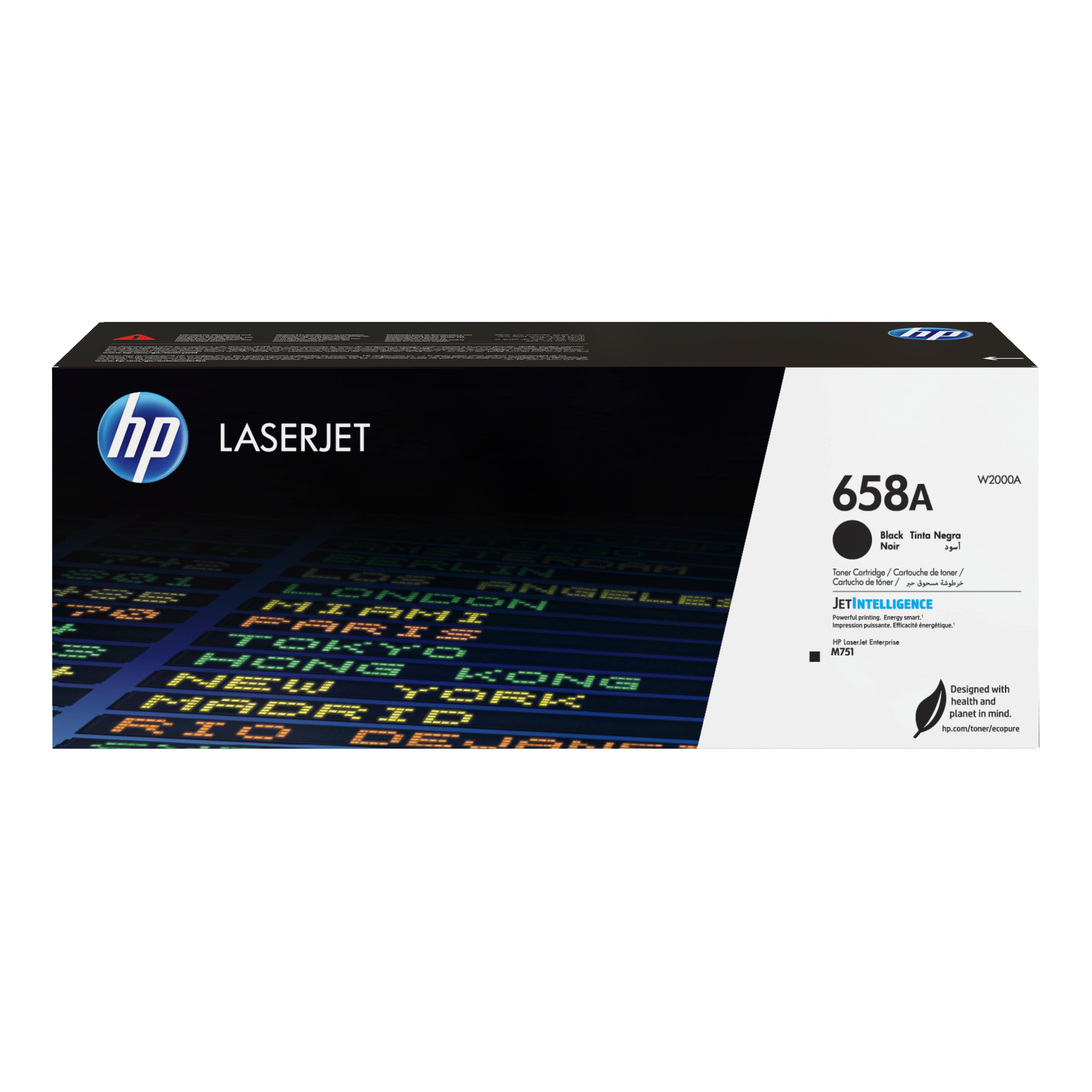 HP 658A - NOIR - ORIGINAL - LASERJET - CARTOUCHE DE TONER (W2000A) - POUR COLOR LASERJET ENTERPRISE M751DN, M751N