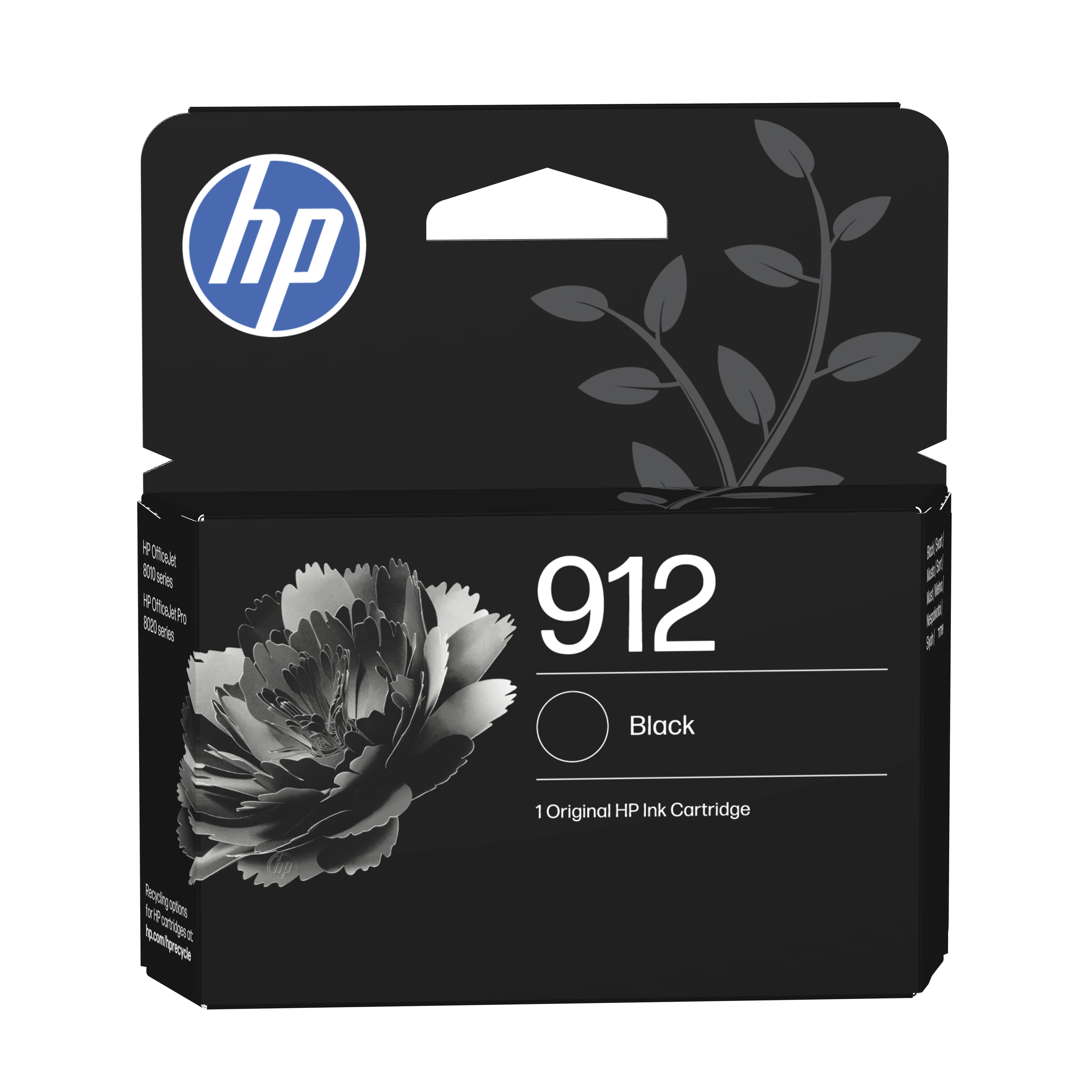 HP 912 - 8.29 ML - NOIR - ORIGINAL - CARTOUCHE D'ENCRE - POUR OFFICEJET 80XX, OFFICEJET PRO 80XX
