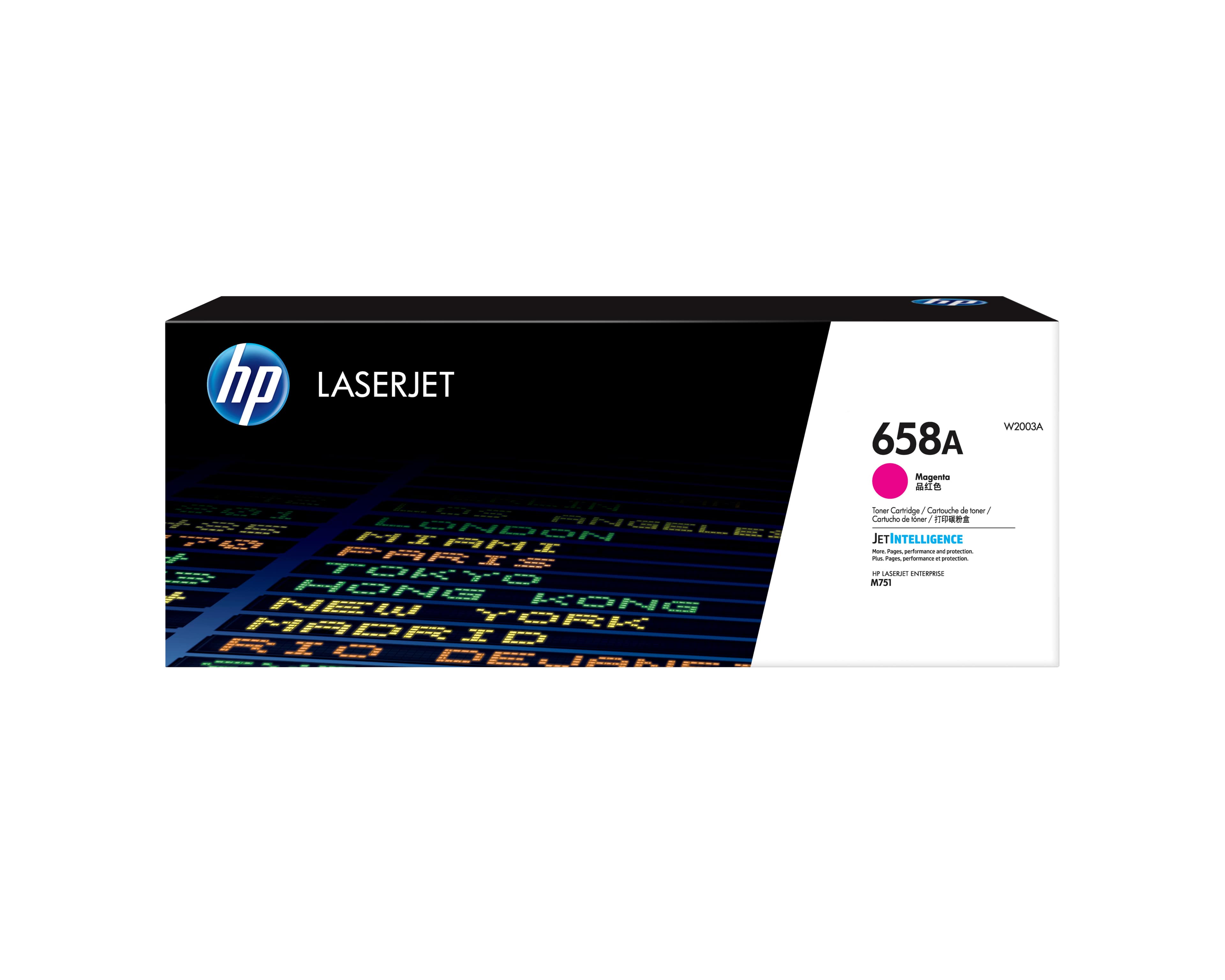 HP 658A - MAGENTA - ORIGINAL - LASERJET - CARTOUCHE DE TONER (W2003A) - POUR COLOR LASERJET ENTERPRISE M751DN, M751N