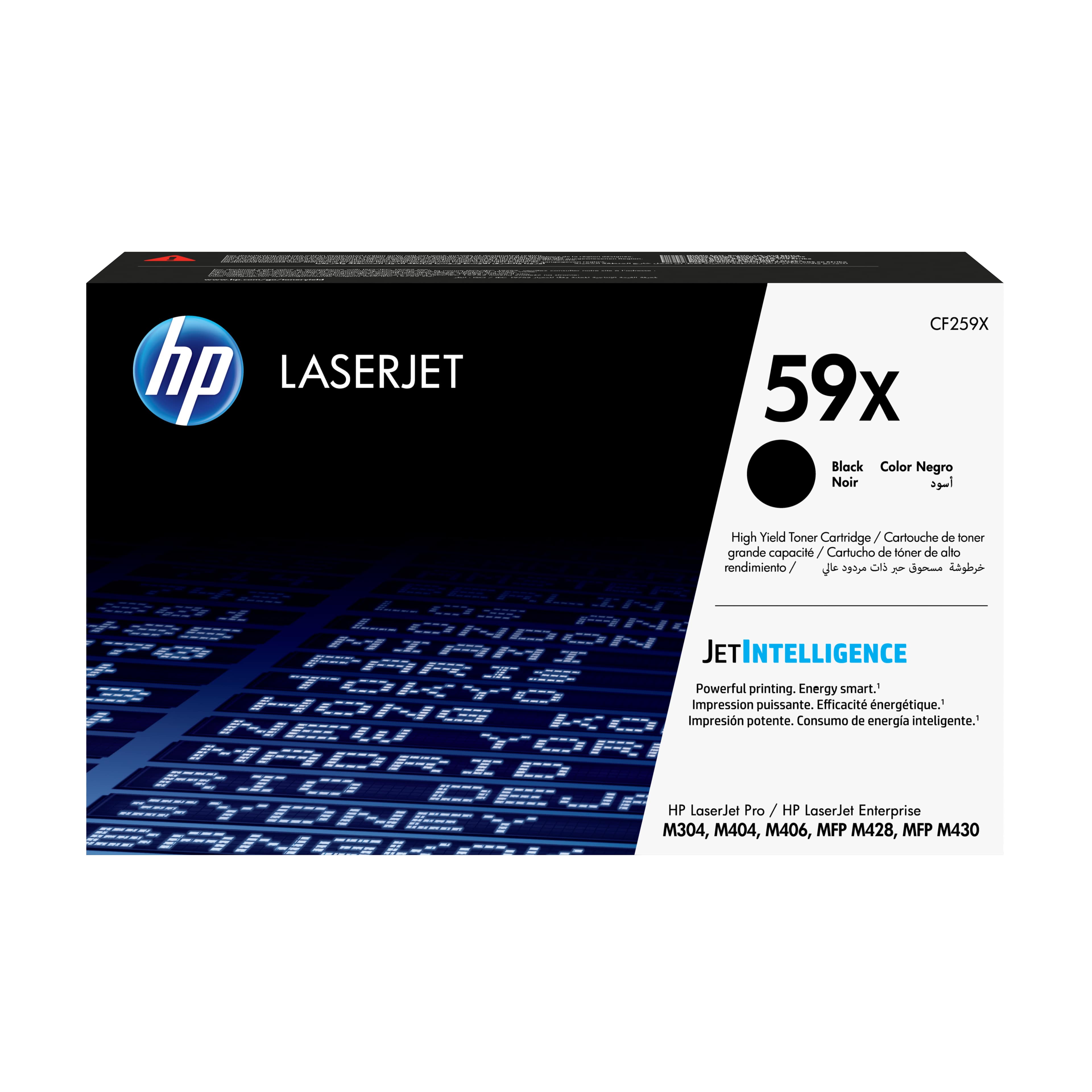 HP 59X - À RENDEMENT ÉLEVÉ - NOIR - ORIGINAL - LASERJET - CARTOUCHE DE TONER (CF259X) - POUR LASERJET PRO M304A, M404DN, M404DW, M404N, M428FDW