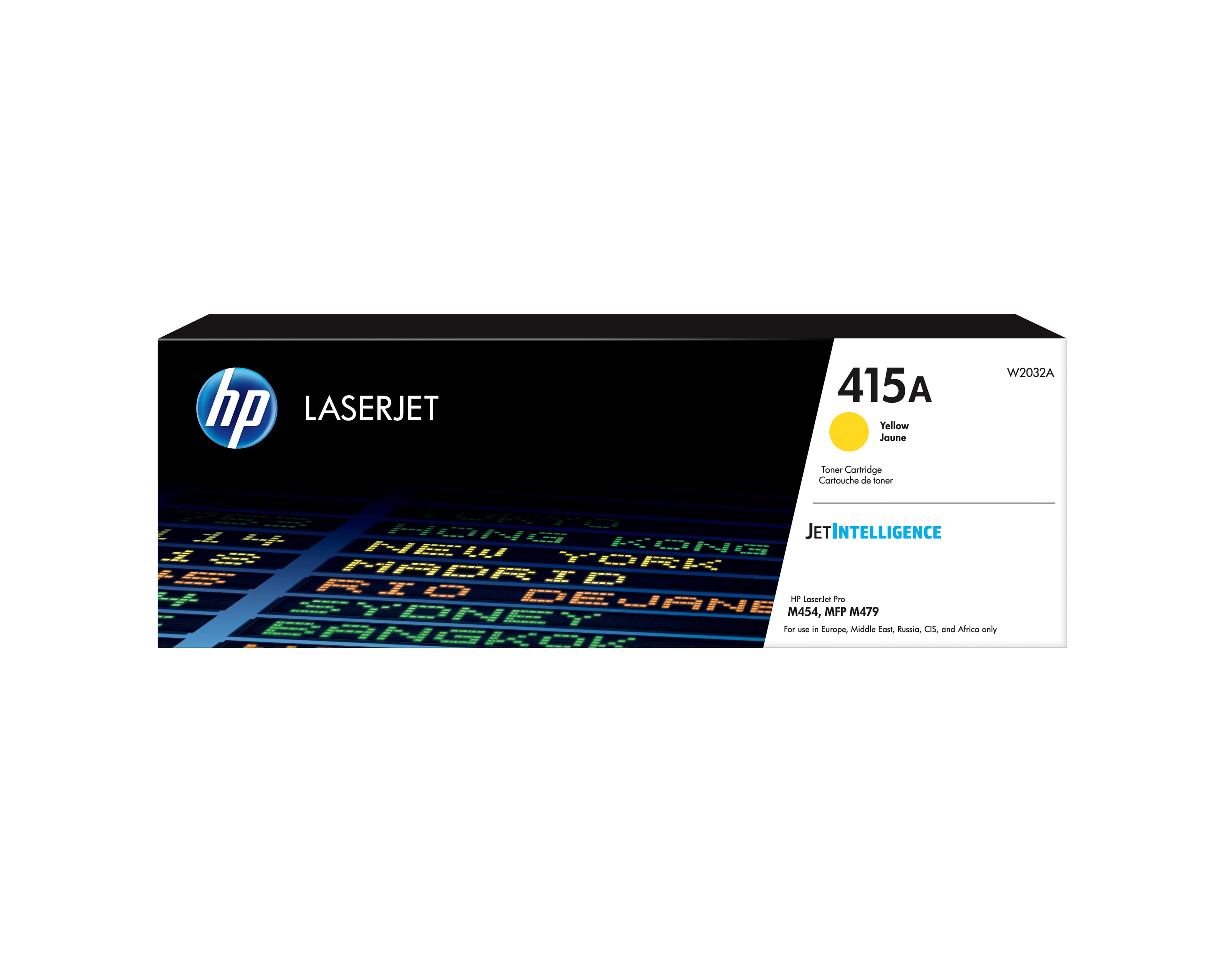 HP 415A - JAUNE - ORIGINAL - LASERJET - CARTOUCHE DE TONER (W2032A) - POUR COLOR LASERJET ENTERPRISE MFP M480, COLOR LASERJET MANAGED E45028, LASERJET MANAGED E45028