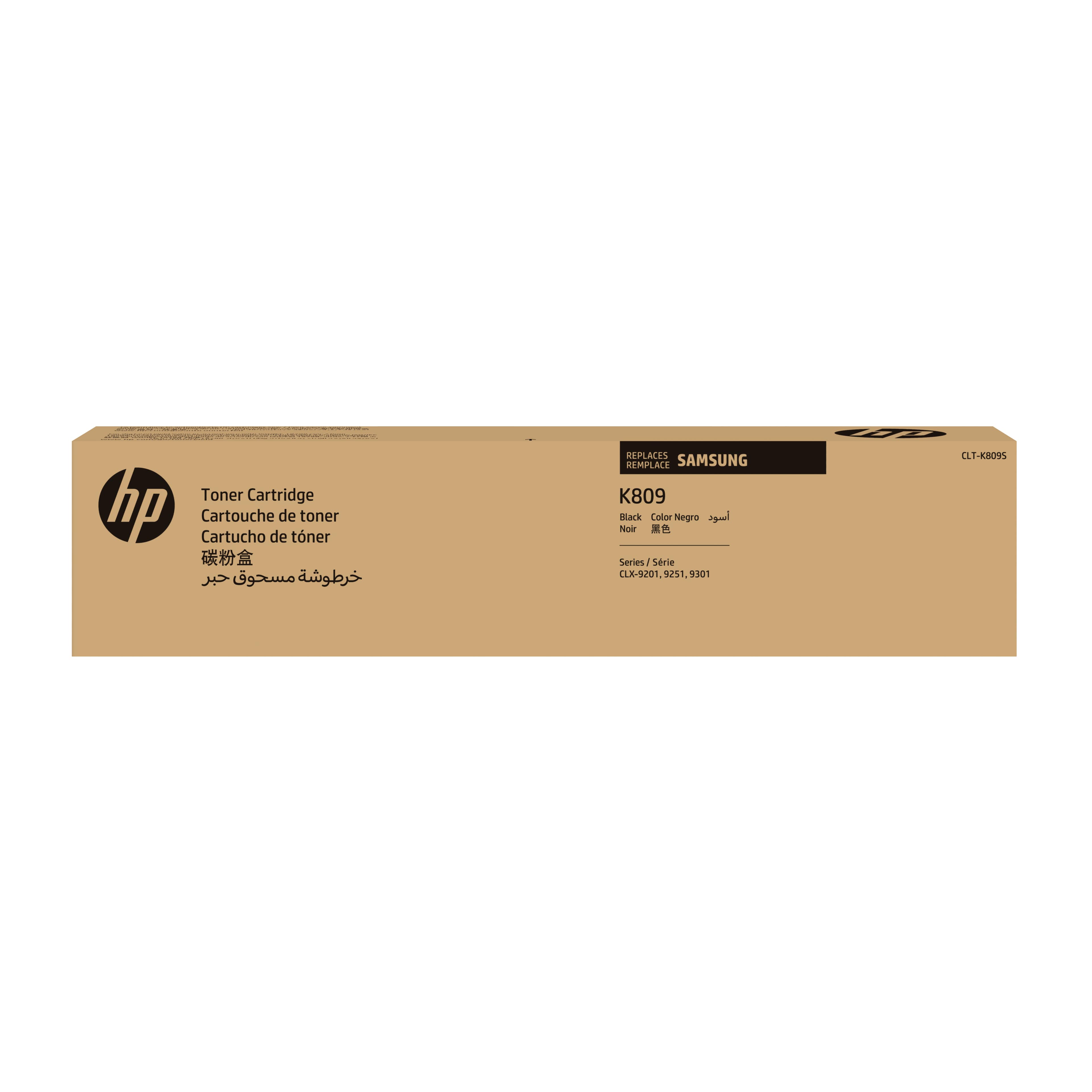 HP CLT-K809S - NOIR - ORIGINAL - CARTOUCHE DE TONER (SS607A) - POUR MULTIXPRESS CLX-9201, 9206, 9251, 9256, 9258, 9301, 9306, 9358, 9811, 9812, 9813