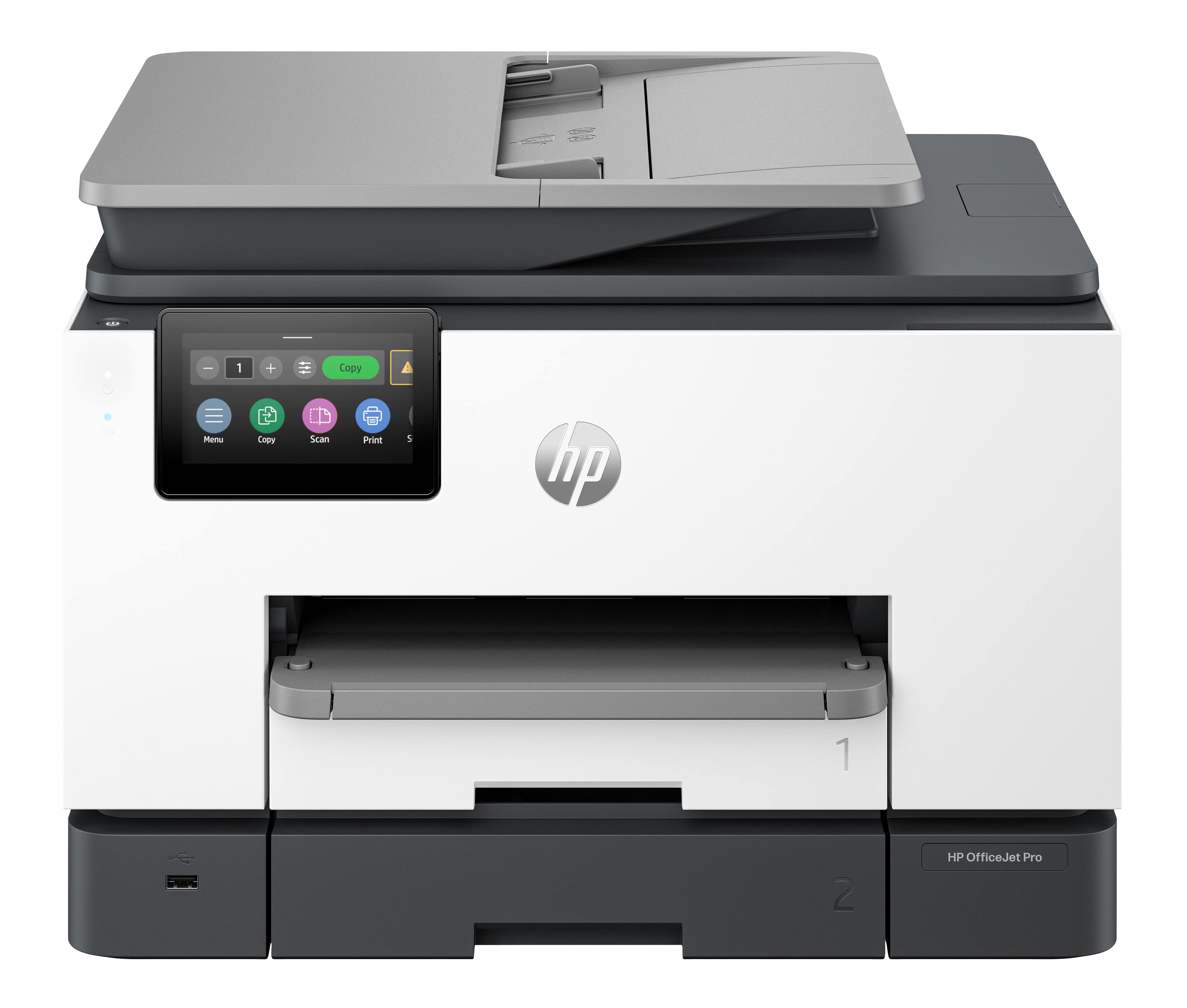 HP OFFICEJET PRO 9135E ALL-IN-ONE - IMPRIMANTE MULTIFONCTIONS - COULEUR - JET D'ENCRE - LEGAL (216 X 356 MM) (ORIGINAL) - A4/LEGAL (SUPPORT) - JUSQU'À 23 PPM (COPIE) - JUSQU'À 25 PPM (IMPRESSION) - 250 FEUILLES - 33.6 KBITS/S - USB 2.0, LAN, HÔTE USB 2.0,