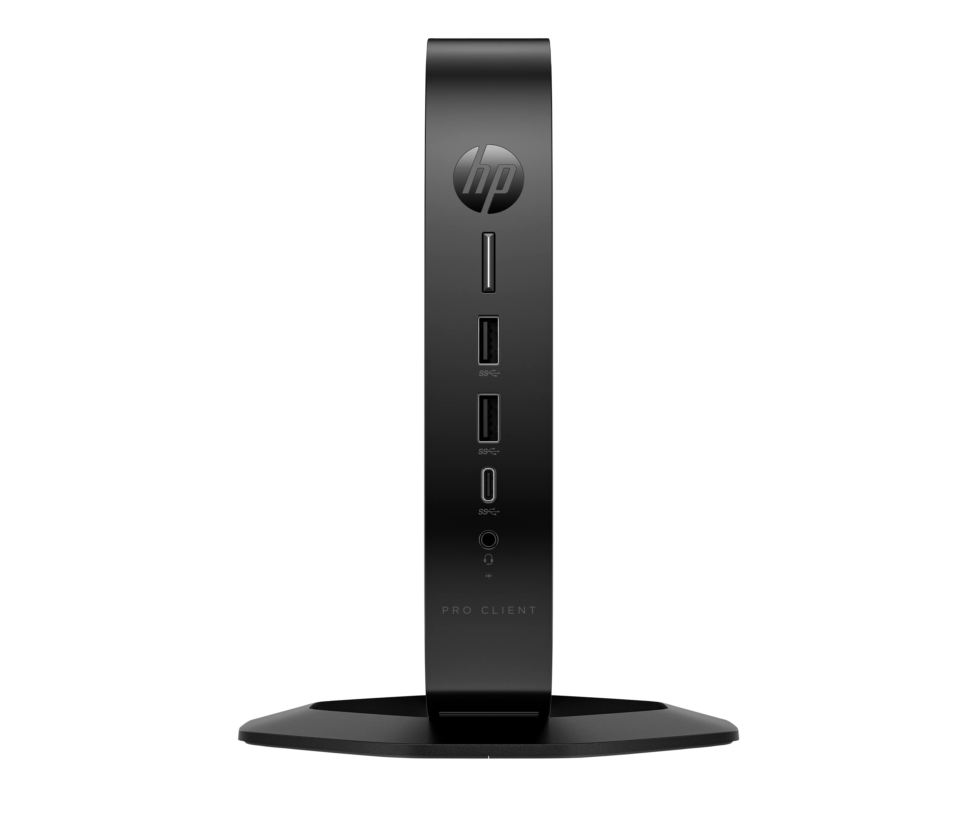 HP PRO T550 - CLIENT LÉGER - USFF 1 X CELERON J6412 / JUSQU'À 2.6 GHZ - RAM 8 GO - FLASH 64 GO - EMMC - UHD GRAPHICS - GIGABIT ETHERNET, BLUETOOTH 5.2, IEEE 802.11AX (WI-FI 6) - WIN 10 IOT ENTERPRISE 2021 LTSC - MONITEUR : AUCUN - CLAVIER : FRANÇAIS