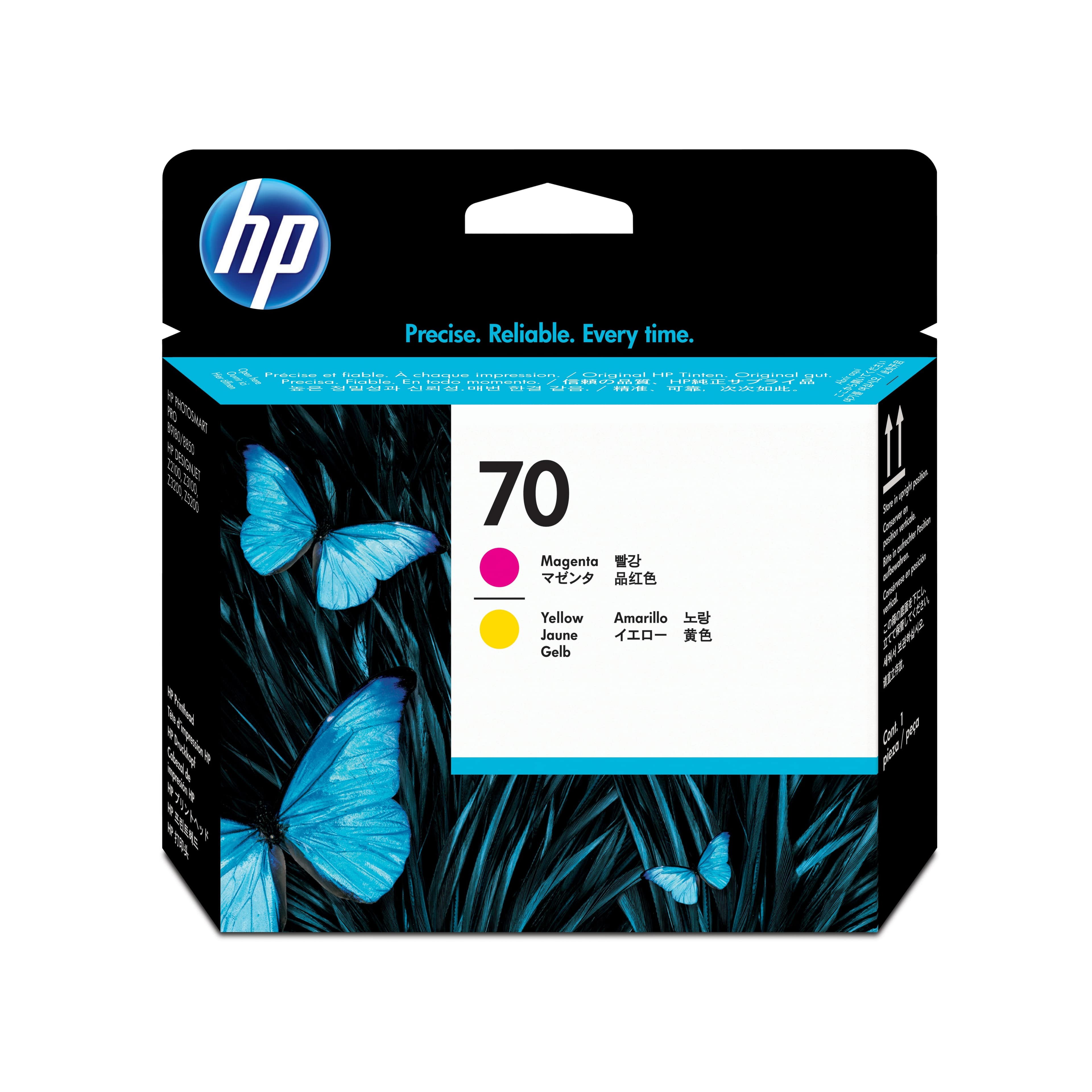 HP 70 - JAUNE, MAGENTA - TÊTE D'IMPRESSION - POUR DESIGNJET HD PRO MFP, T120, Z2100, Z3100, Z3100PS, Z3200, Z3200PS, Z5200, Z5400