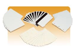 500-PK PVC CARDS 30MIL YELLOW