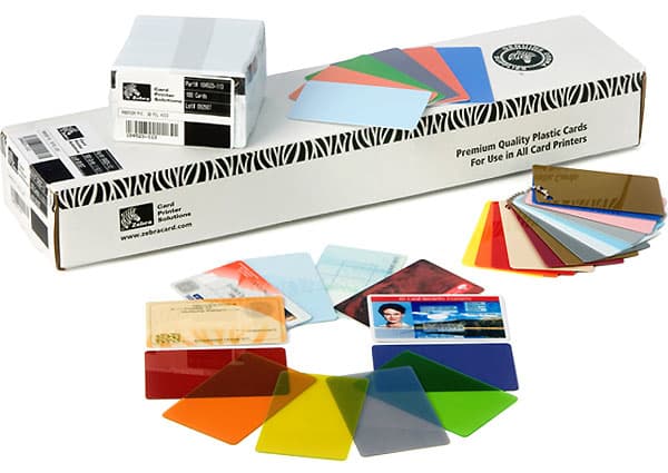 500-PK PVC CARDS 30MIL SILVER
