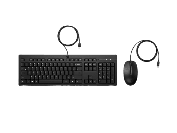 225 WIRED MOUSE AND KEYBOARD COMBO EURO