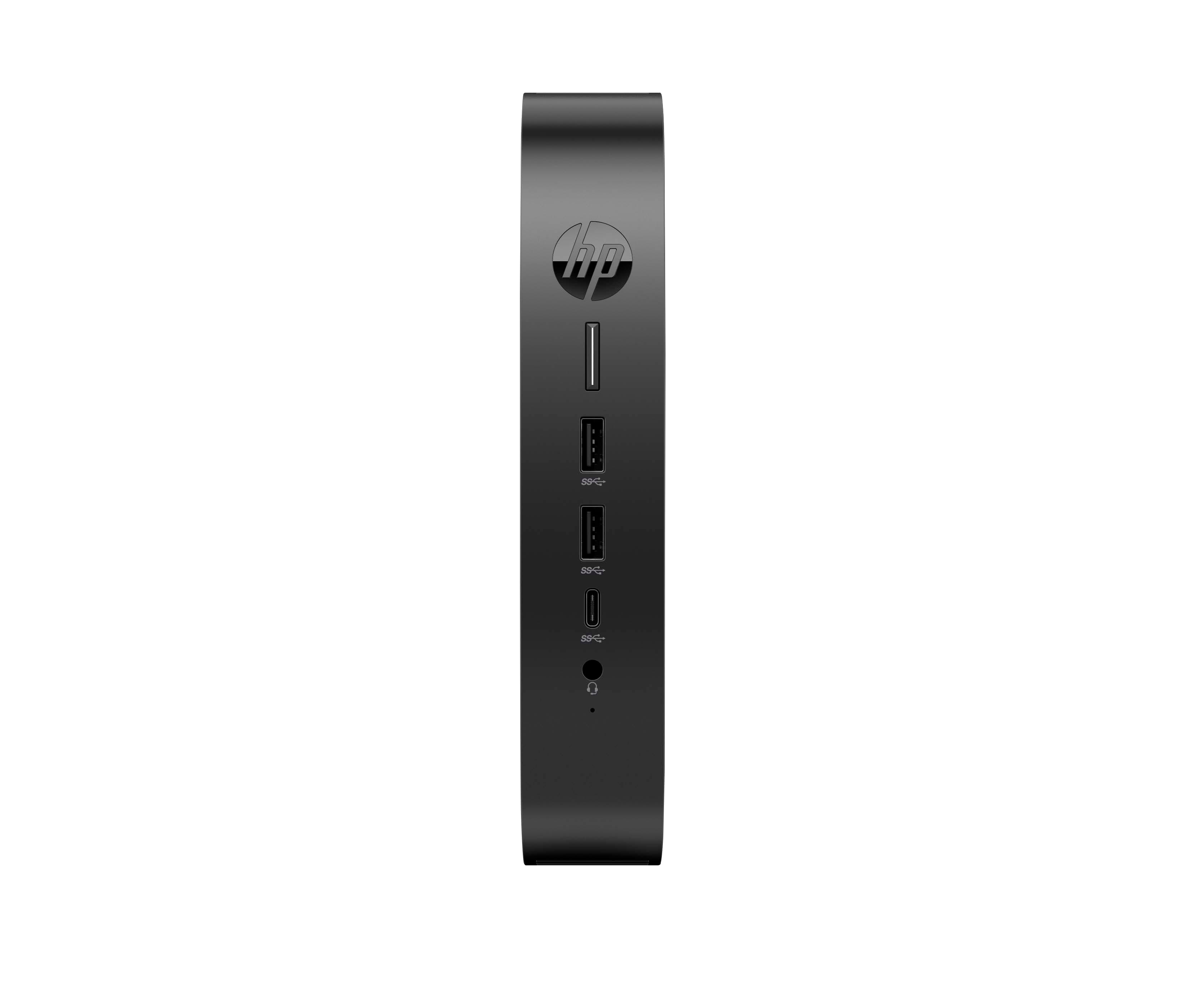HP ELITE T655 - CLIENT LÉGER - SFF 1 X RYZEN EMBEDDED R2314 / JUSQU'À 3.5 GHZ - RAM 8 GO - FLASH 64 GO - EMMC - RADEON GRAPHICS - GIGABIT ETHERNET, BLUETOOTH 5.2, IEEE 802.11AX (WI-FI 6) - WIN 10 IOT ENTERPRISE - MONITEUR : AUCUN - CLAVIER : FRANÇAIS