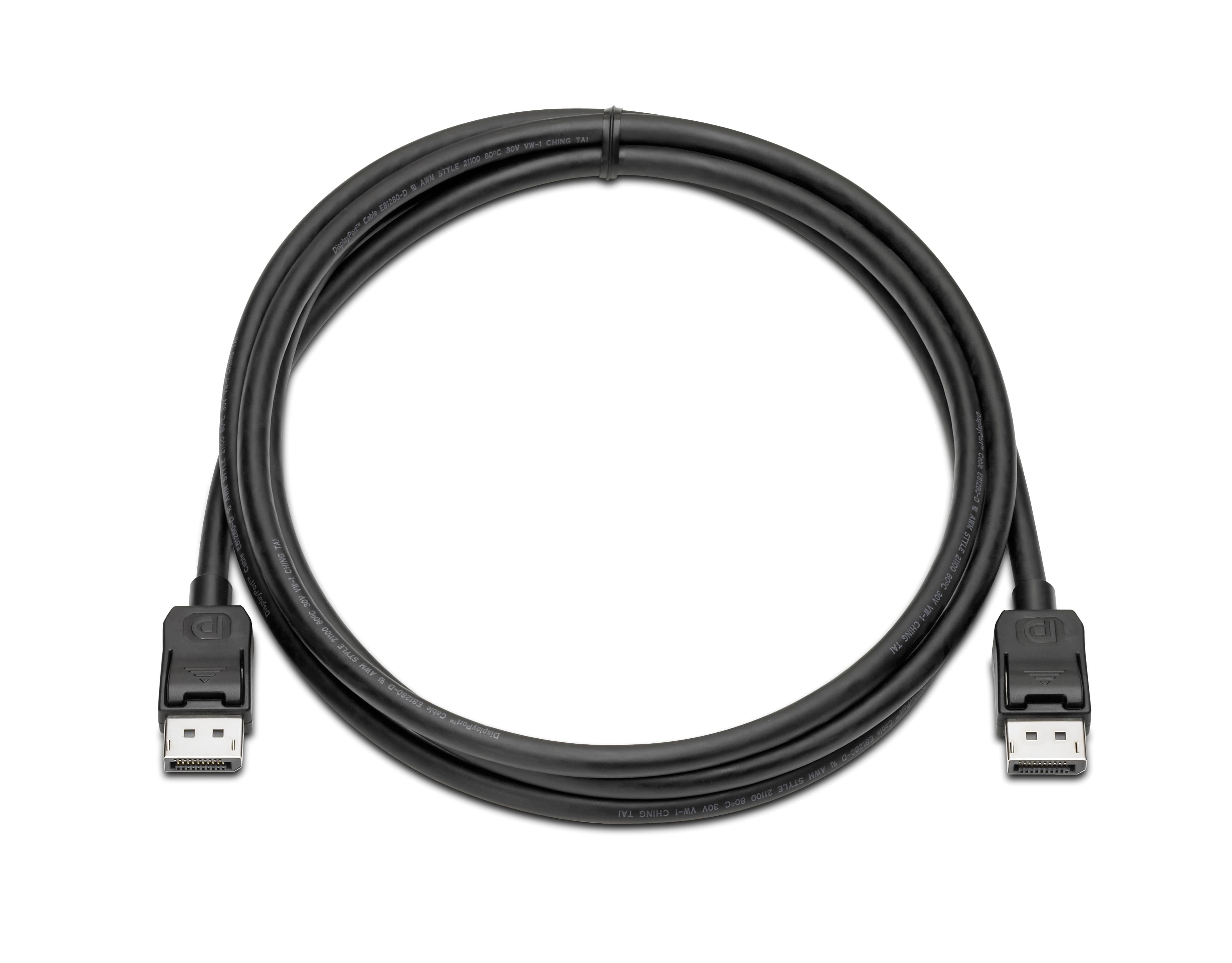 HP - KIT CÂBLE D'ÉCRAN - DISPLAYPORT (M) POUR DISPLAYPORT (M) - 2 M - POUR ELITE T655, PRESENCE SMALL SPACE SOLUTION WITH ZOOM ROOMS, PRO T550