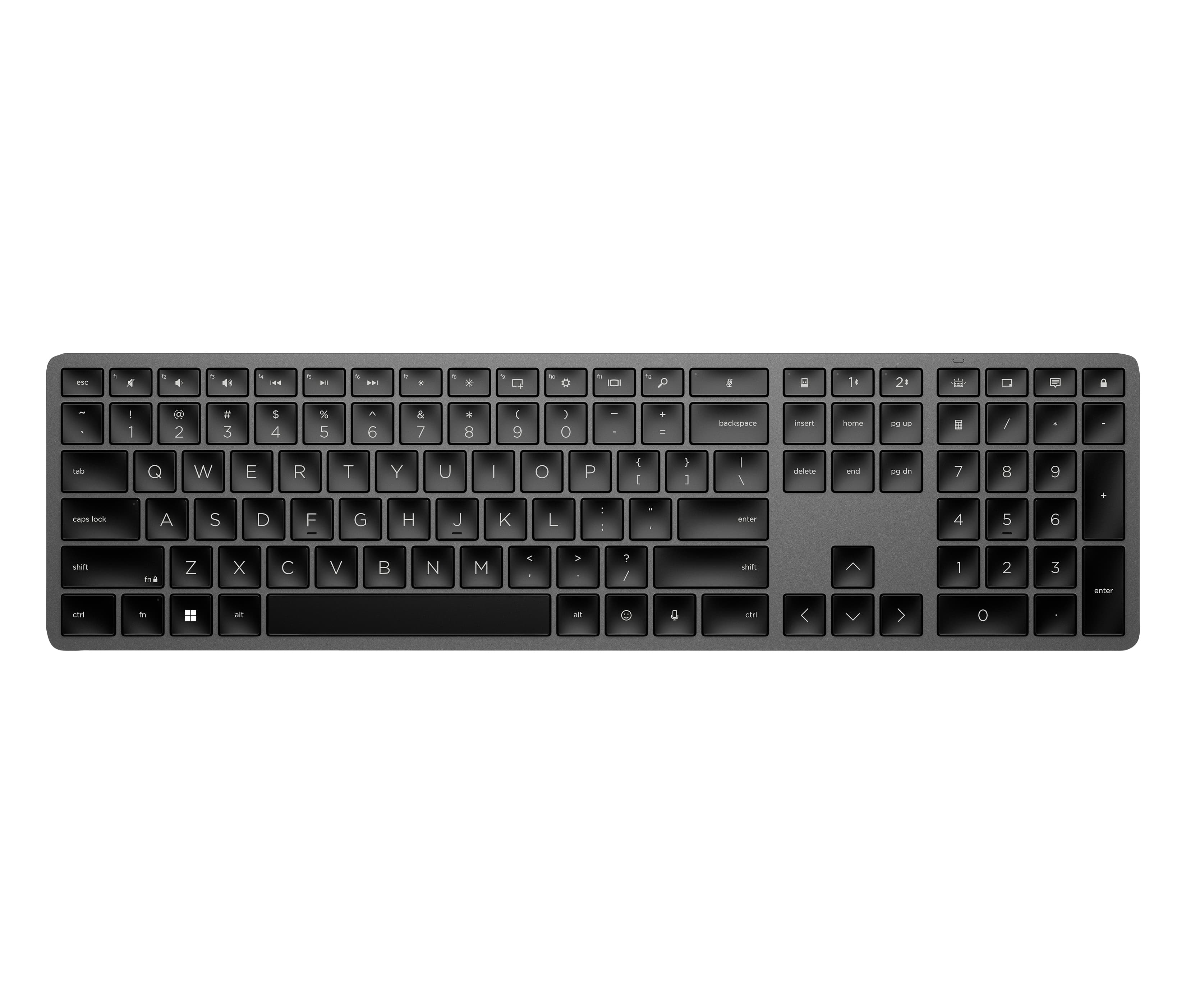 HP DUAL MODE 975 - CLAVIER - RETROECLAIRE - SANS FIL - BLUETOOTH - FRANCAIS