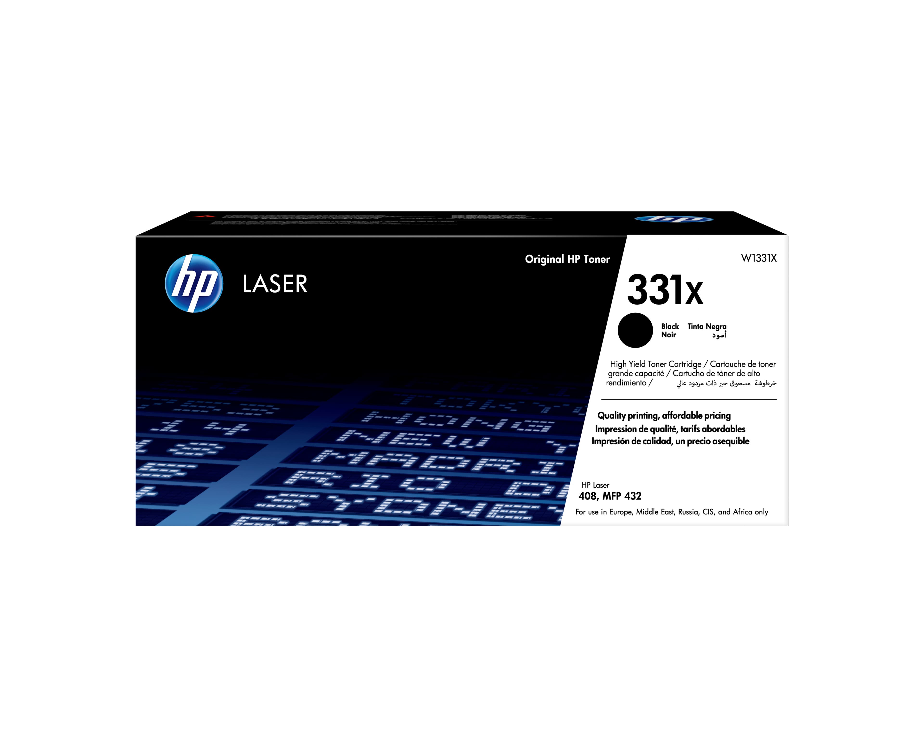 HP 331X HIGH YIELD BLACK ORIGINAL LASER TONER CARTRIDGE