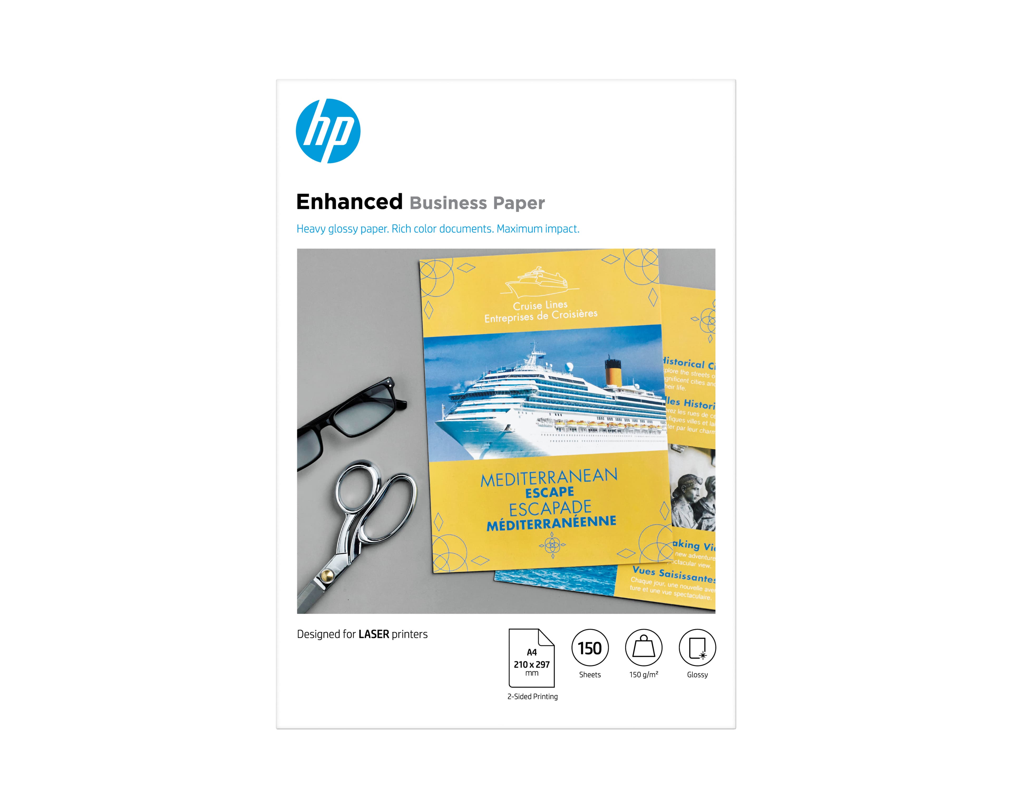 PROFESSIONAL GLOSSY LASER PAPE SUPL150 GSM-150 SHT/A4/210 X 297 MM