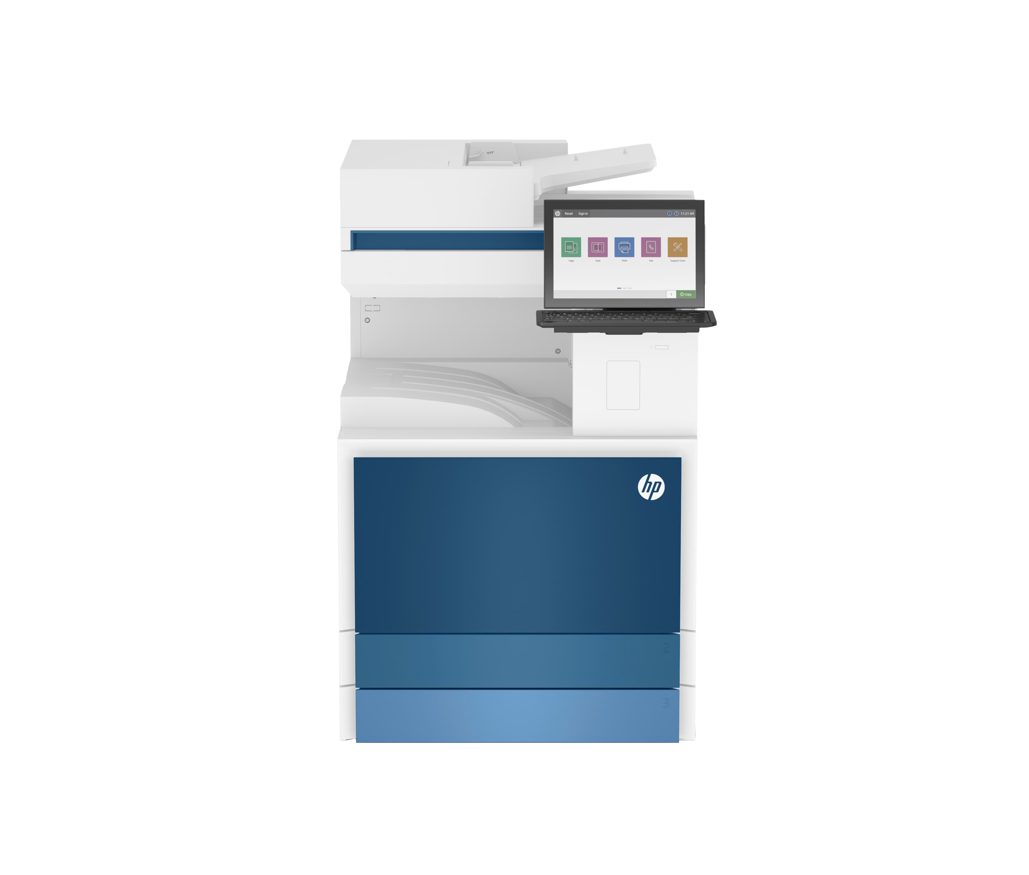 HP COLOR LASERJET MANAGED FLOW MFP E786Z - IMPRIMANTE MULTIFONCTIONS - COULEUR - LASER - A3/LEDGER (297 X 432 MM) (ORIGINAL) - A3/LEDGER (SUPPORT) - JUSQU'À 25 PPM (COPIE) - JUSQU'À 25 PPM (IMPRESSION) - 1340 FEUILLES - GIGABIT LAN, HÔTE USB 2.0, HÔTE USB