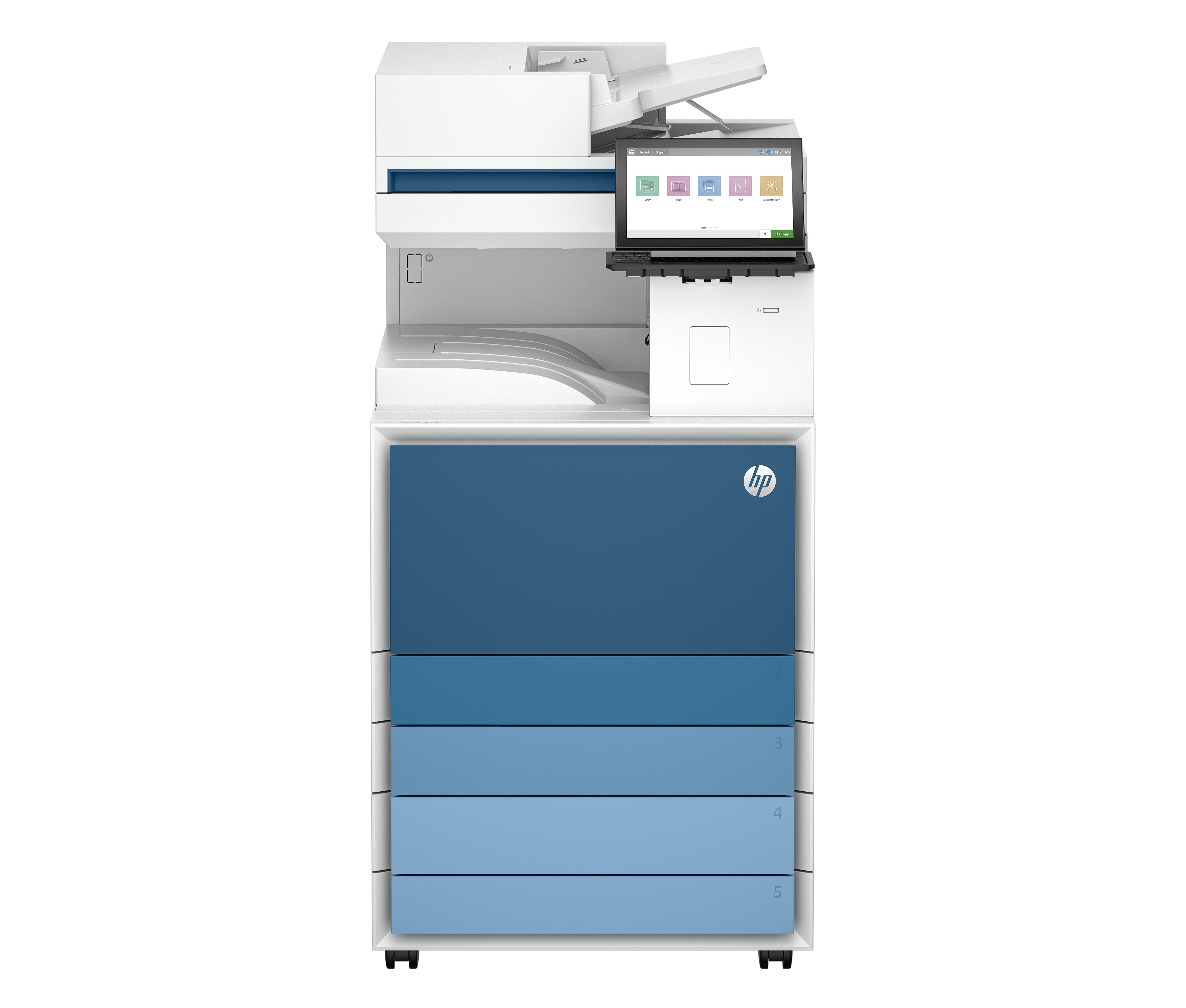 HP LASERJET ENTERPRISE FLOW MFP 8601Z - IMPRIMANTE MULTIFONCTIONS - NOIR ET BLANC - LASER - A3 (297 X 420 MM), A4 (210 X 297 MM), LEGAL (216 X 356 MM) (ORIGINAL) - A3/LEDGER (SUPPORT) - JUSQU'À 70 PPM (COPIE) - JUSQU'À 70 PPM (IMPRESSION) - 2180 FEUILLES
