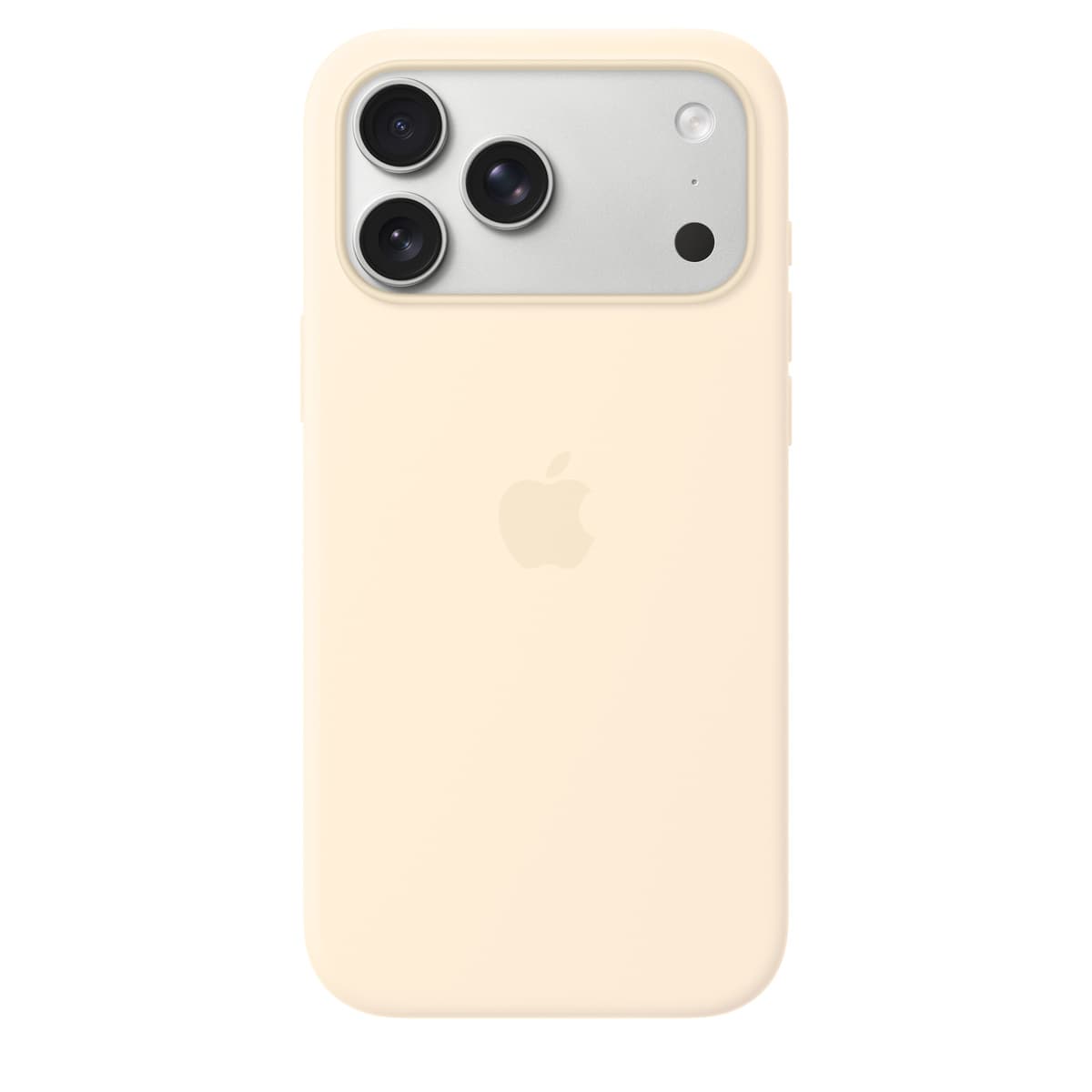 APPLE - BACK COVER POUR TÉLÉPHONE PORTABLE - COMPATIBILITÉ AVEC MAGSAFE - SILICONE - VANILLE - POUR IPHONE 17 PRO MAX
