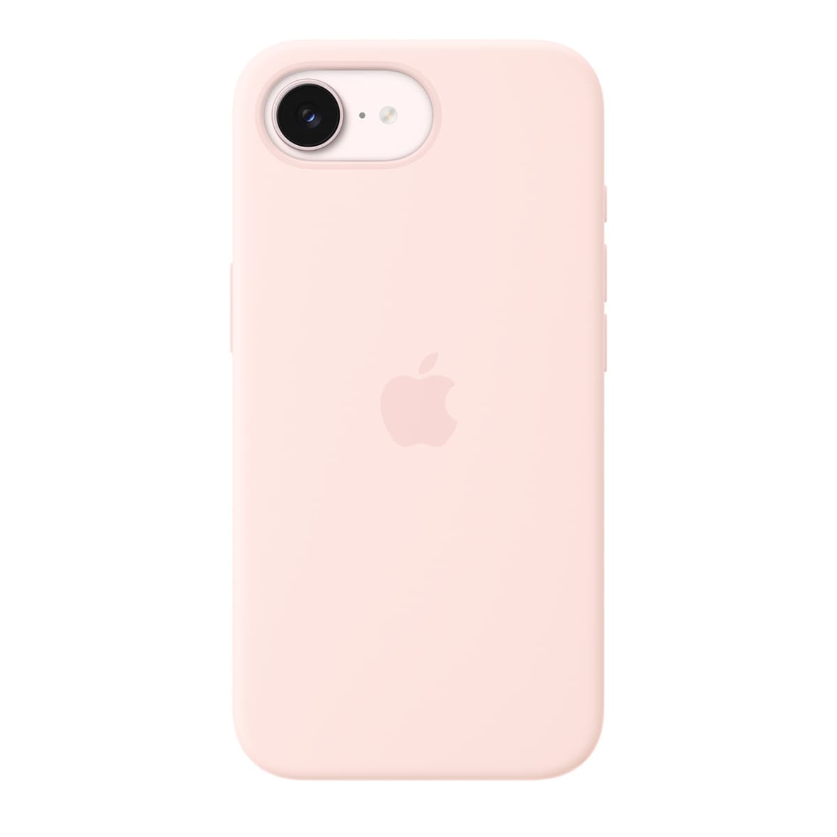 APPLE - BACK COVER POUR TÉLÉPHONE PORTABLE - COMPATIBILITÉ AVEC MAGSAFE - SILICONE - ROSE DOUX - POUR IPHONE 17E