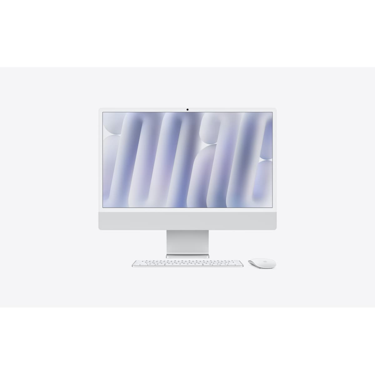 APPLE IMAC WITH 4.5K RETINA DISPLAY - TOUT-EN-UN M4 - RAM 16 GO - SSD 256 GO - APPLE M4 8-CORE - IEEE 802.11AX (WI-FI 6E), BLUETOOTH 5.3 - MACOS SEQUOIA 15.0 - MONITEUR : LED 24" 4480 X 2520 (4.5K) - CLAVIER : FRANÇAIS - ARGENT