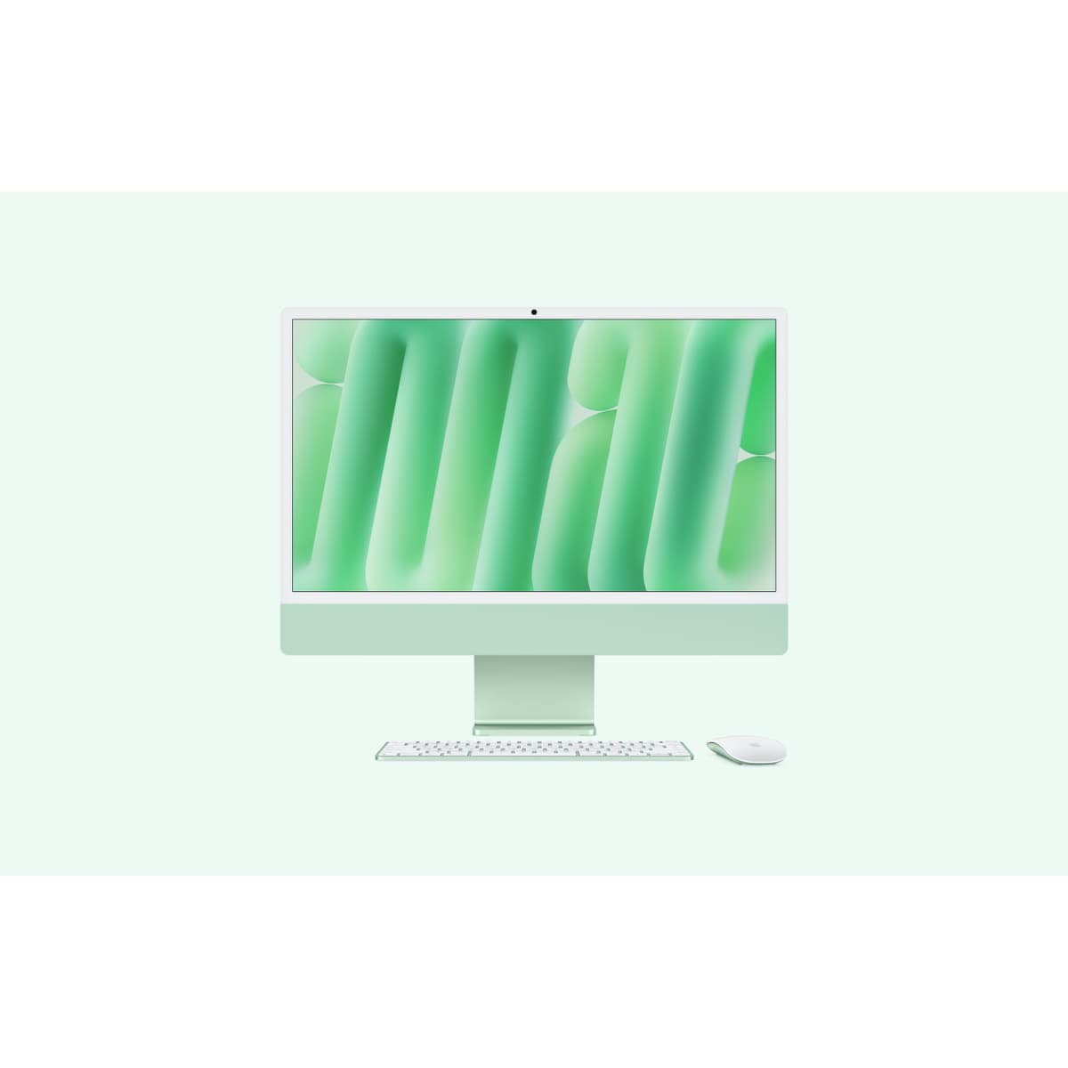 APPLE IMAC WITH 4.5K RETINA DISPLAY - TOUT-EN-UN M4 - RAM 16 GO - SSD 512 GO - APPLE M4 10-CORE - GIGABIT ETHERNET, IEEE 802.11AX (WI-FI 6E), BLUETOOTH 5.3 - MACOS SEQUOIA 15.0 - MONITEUR : LED 24" 4480 X 2520 (4.5K) - CLAVIER : FRANÇAIS - VERT