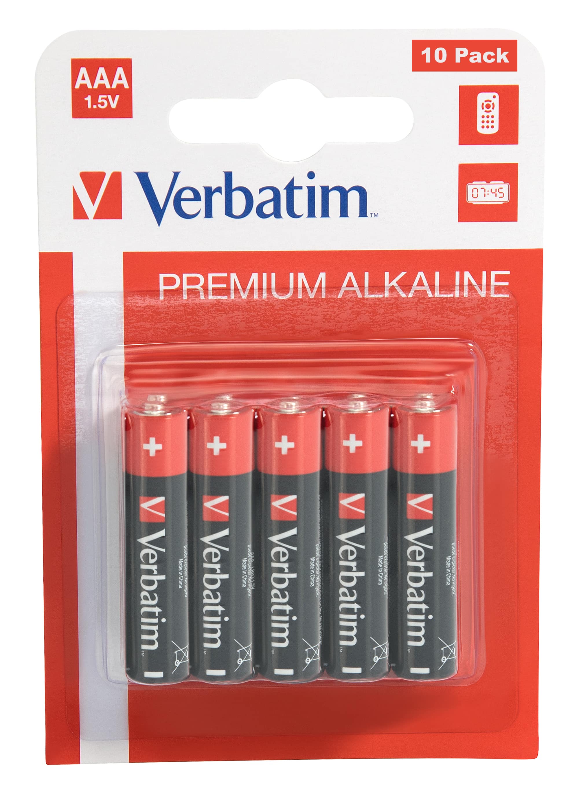 VERBATIM - BATTERIE 10 X AAA / LR03 - ALCALINE