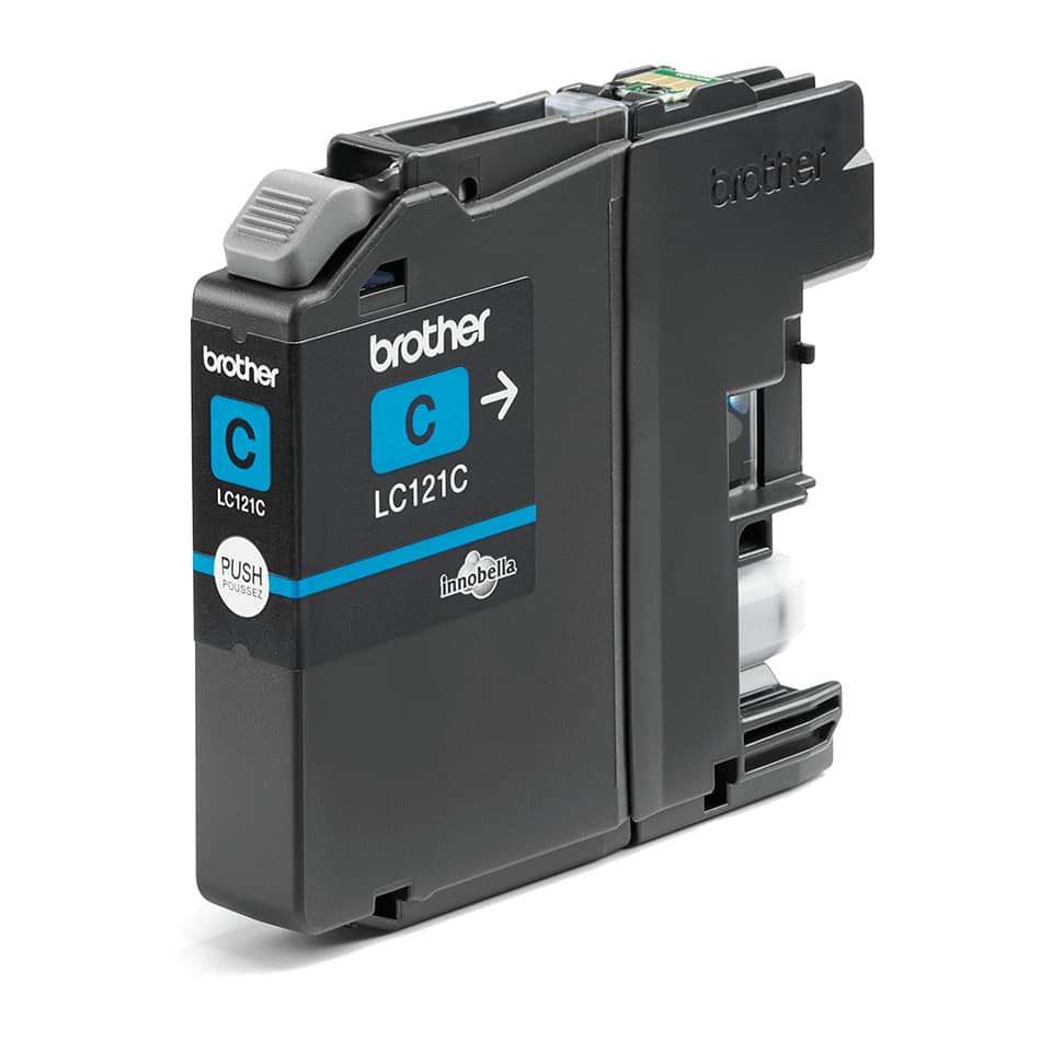 BROTHER LC121C - CYAN - ORIGINAL - CARTOUCHE D'ENCRE - POUR BROTHER DCP-J100, DCP-J105, DCP-J132W, DCP-J552DW, DCP-J752DW
