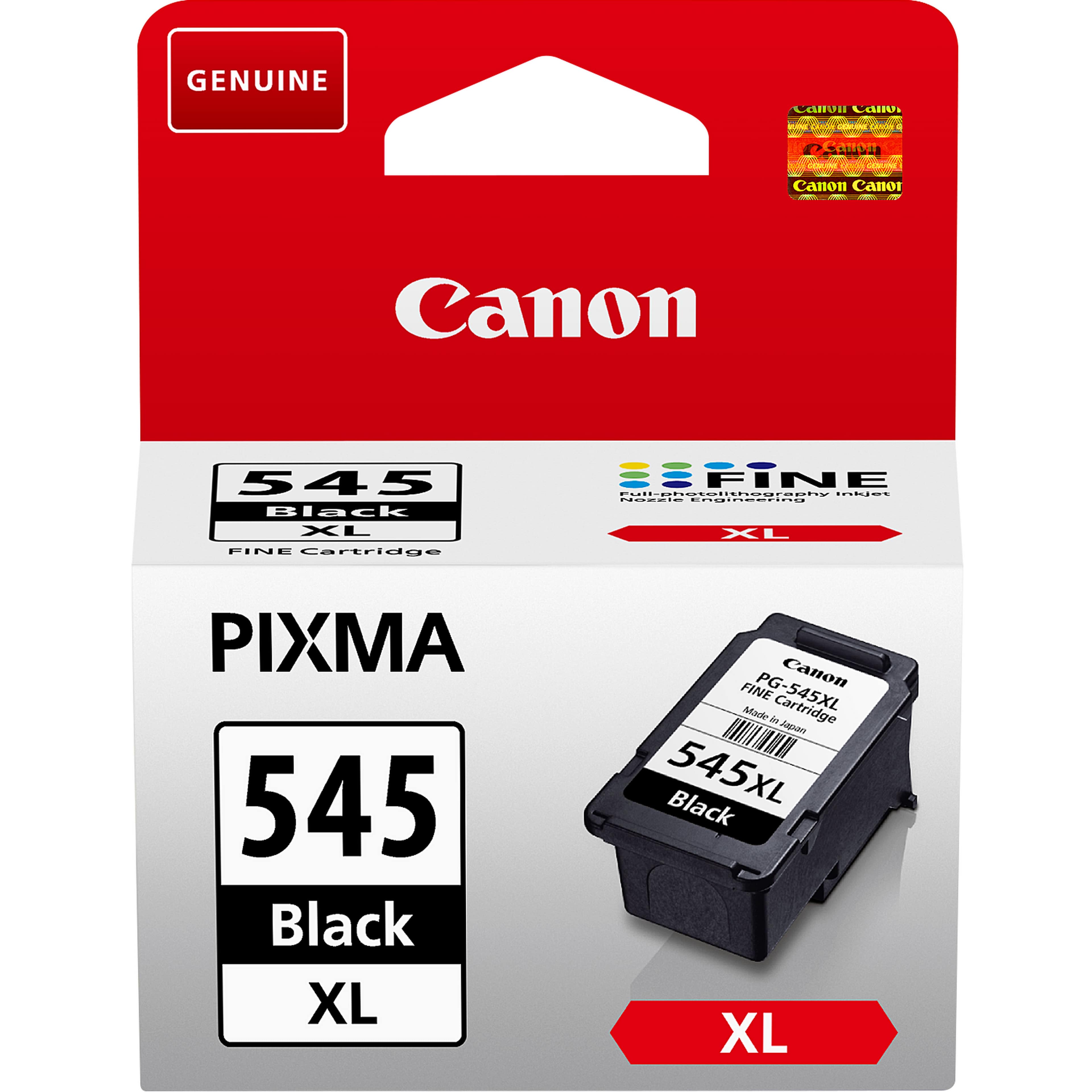 CANON PG-545XL - 15 ML - À RENDEMENT ÉLEVÉ - NOIR - ORIGINAL - CARTOUCHE D'ENCRE - POUR PIXMA TR4551, TR4650, TR4651, TS3350, TS3351, TS3352, TS3355, TS3450, TS3451, TS3452