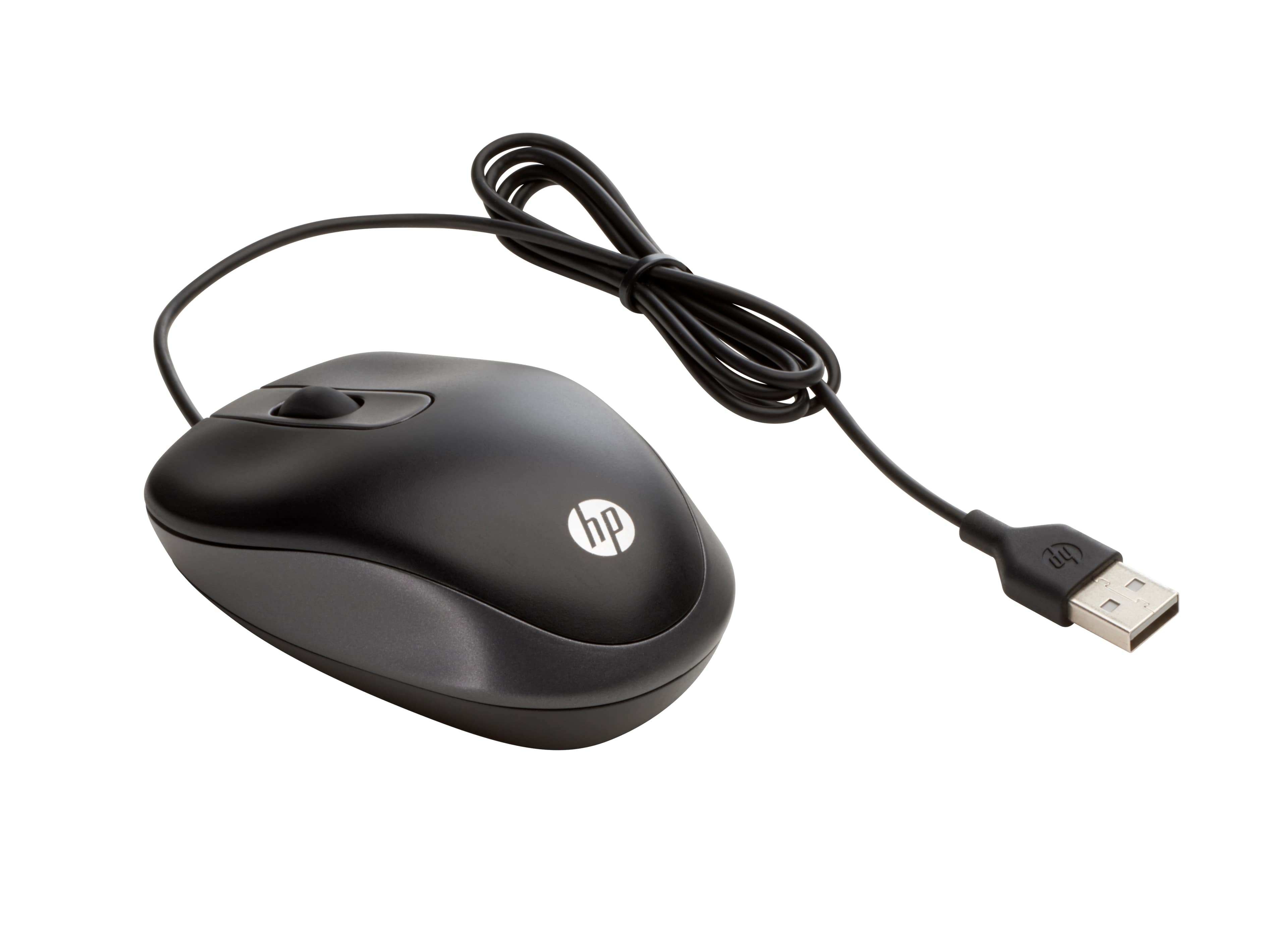 HP TRAVEL - SOURIS - OPTIQUE - 3 BOUTONS - FILAIRE - USB