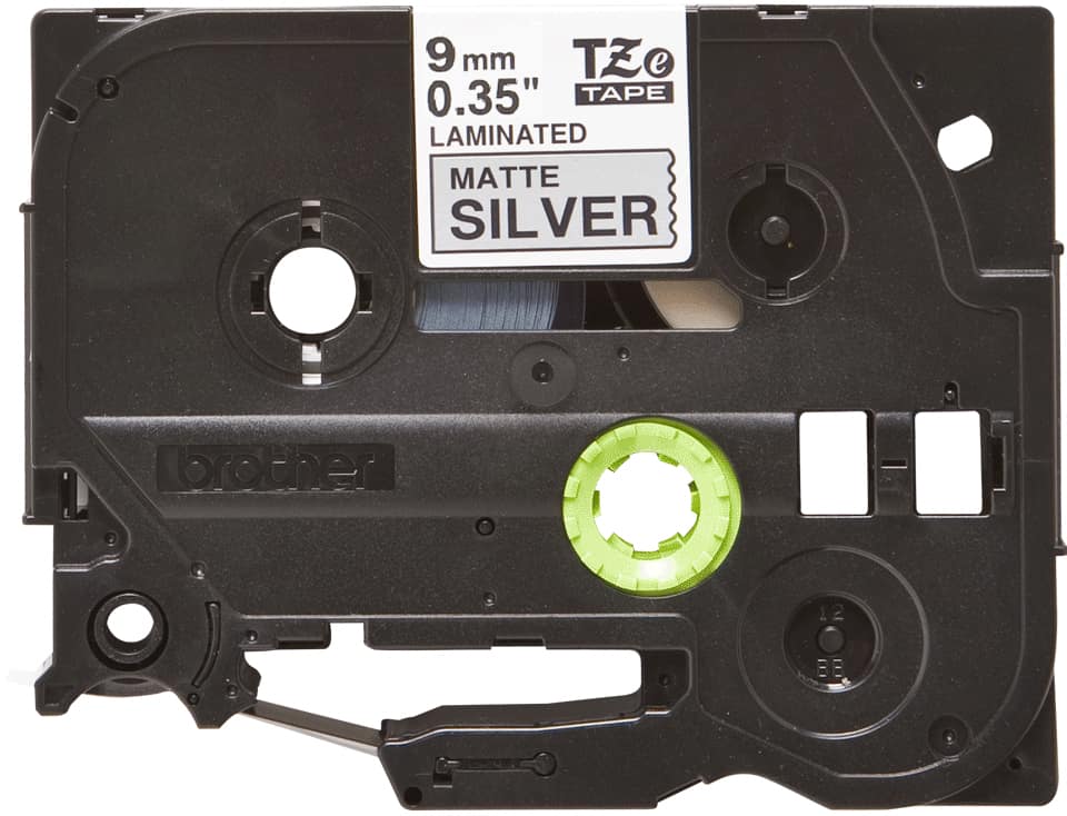 BROTHER TZE-M921 - NOIR SUR ARGENT MAT - ROULEAU (0,9 CM X 8 M) 1 CASSETTE(S) RUBAN LAMINÉ - POUR P-TOUCH PT-E100, PT-H100R