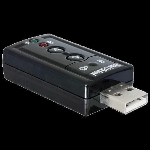 CARTE SON USB 7.1 AVEC CONTRÔLE DE VOLUME