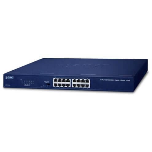 SWITCH 19" 16 PORTS GIGA