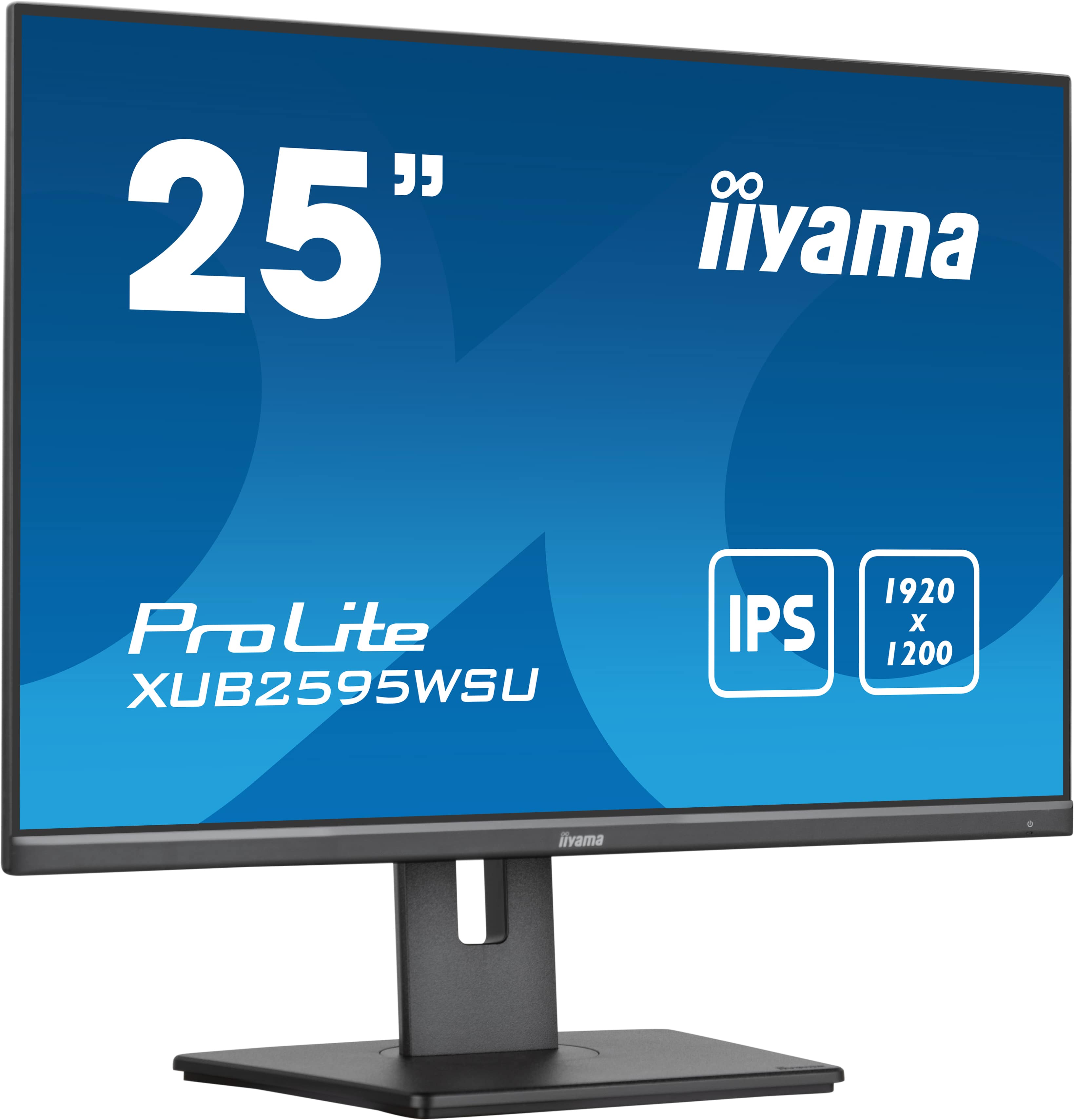 IIYAMA PROLITE XUB2595WSU-B5 - ÉCRAN LED - 25" - 1920 X 1200 WUXGA - IPS - 300 CD/M² - 1000:1 - 4 MS - HDMI, VGA, DISPLAYPORT - HAUT-PARLEURS - NOIR, MAT
