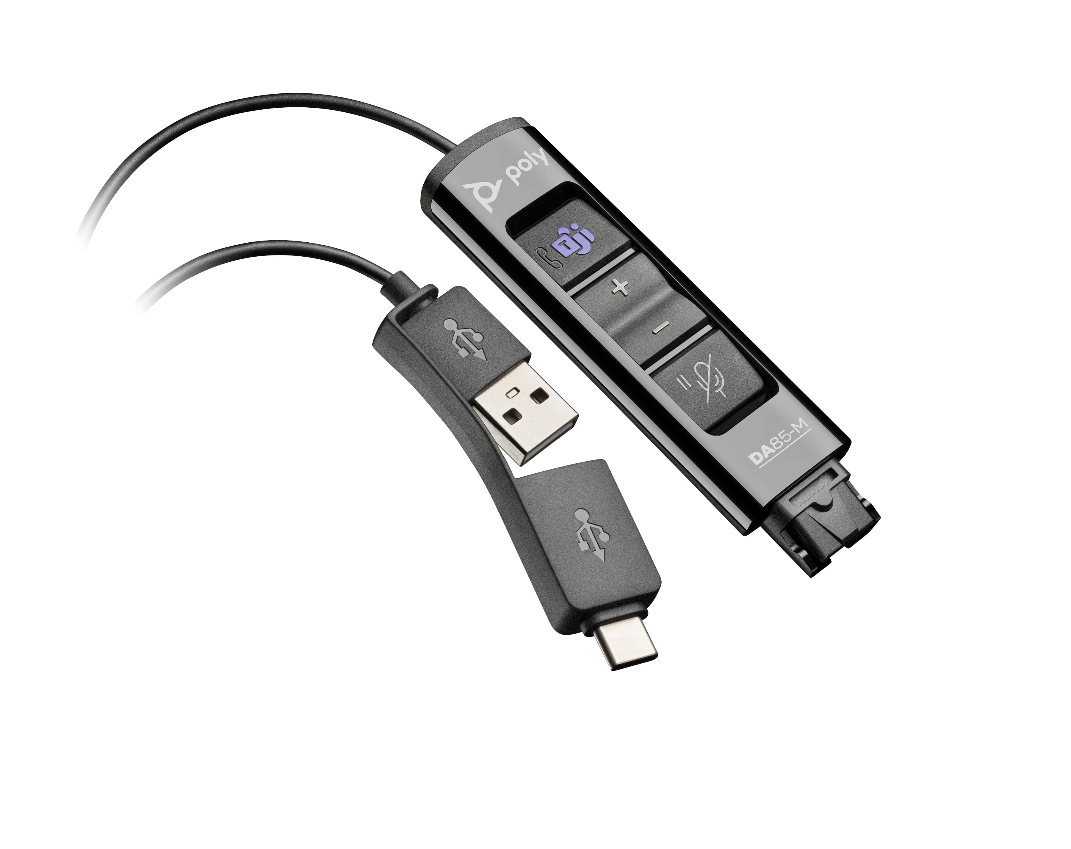 POLY DA85-M USB TO QD ADAPTER - REPLACES POLY SKU 218268-01