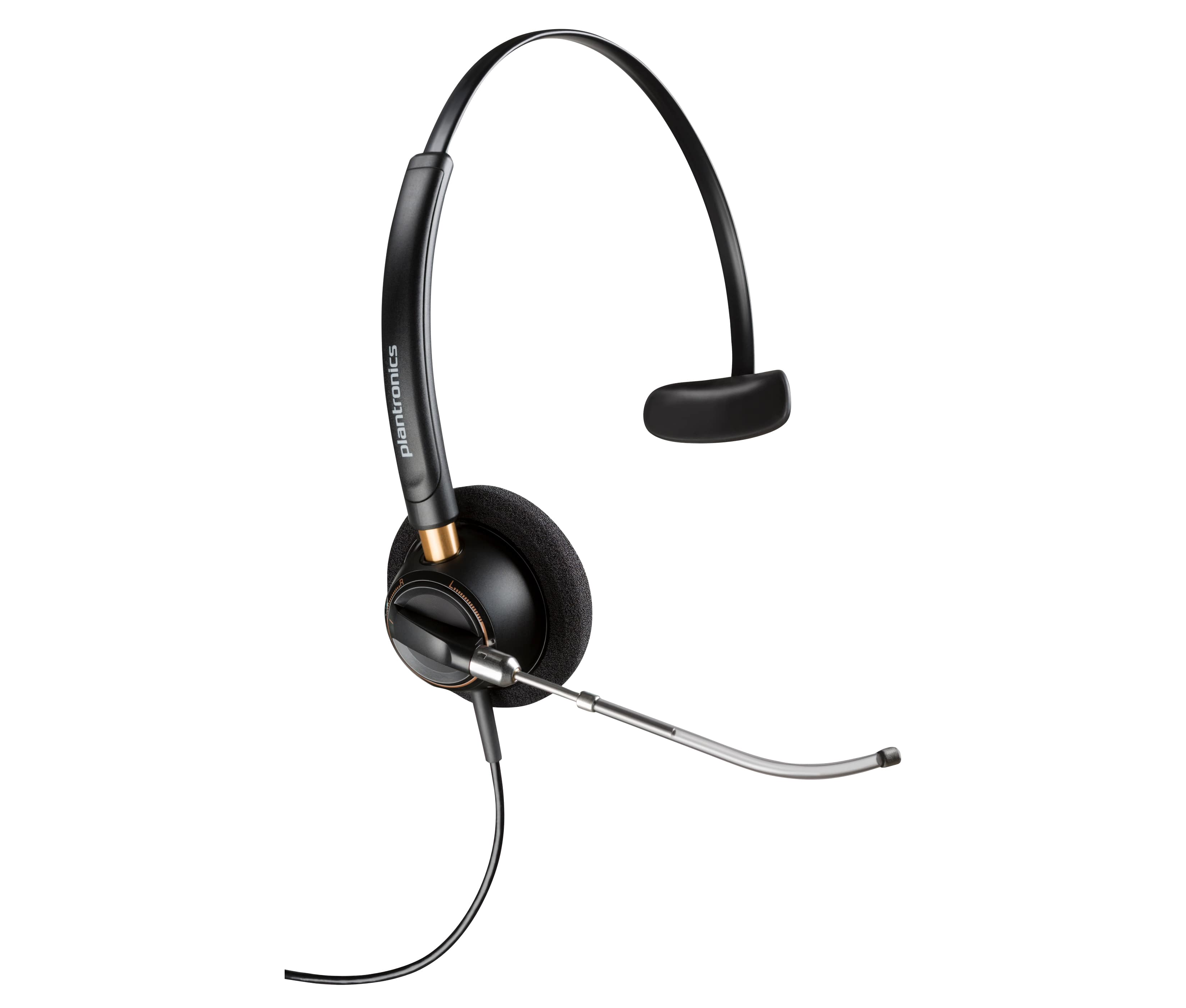 POLY ENCOREPRO 510V MONAURAL HEADSET VOICETUBE +QUICK DISCONNECT EMEA - INTL ENGLISH - EURO PLUG - REPLACES POLY SKU 89435-02