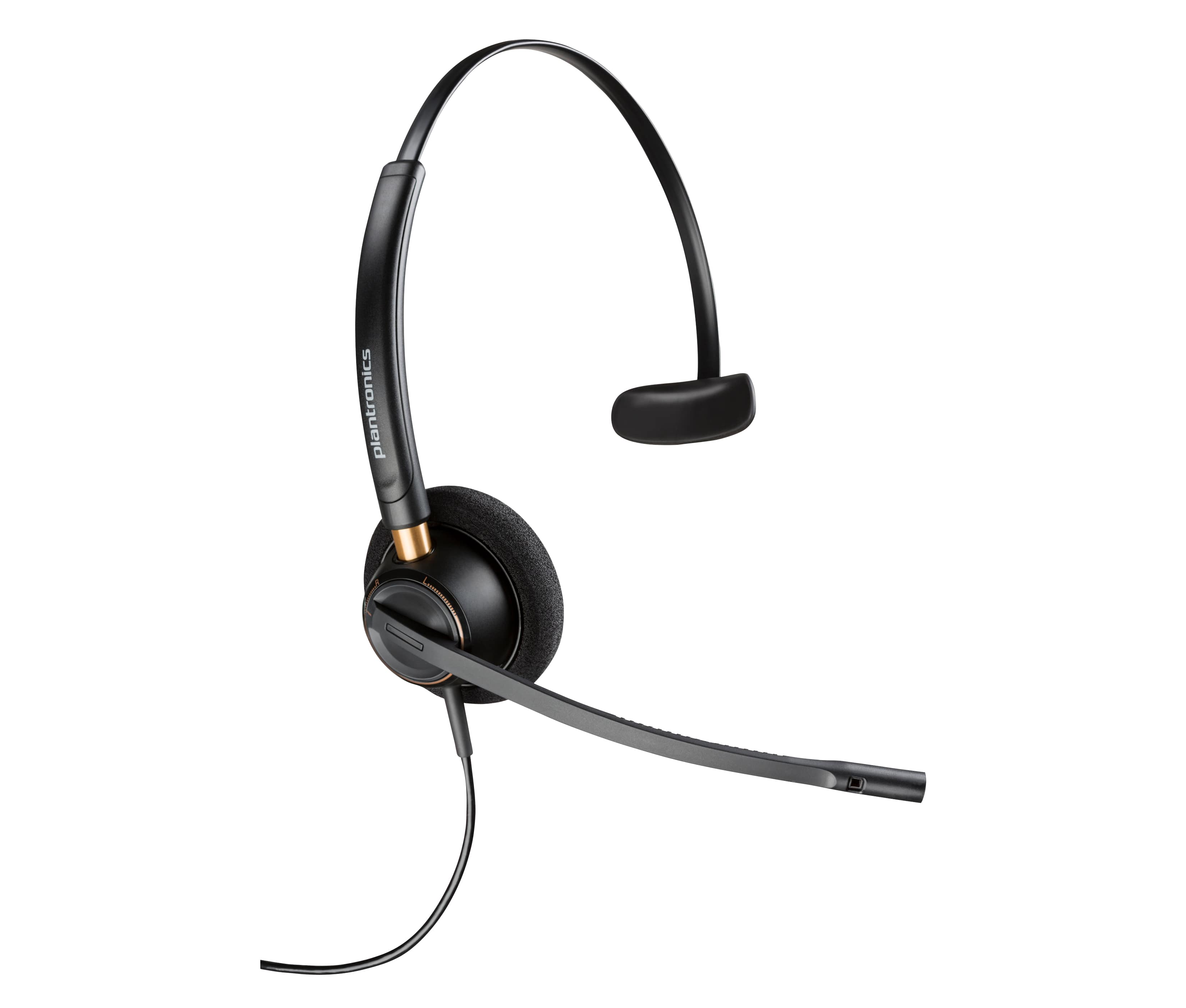 POLY ENCOREPRO 510 MONAURAL HEADSET +QUICK DISCONNECT EMEA - INTL ENGLISH - EURO PLUG - REPLACES POLY SKU 89433-02