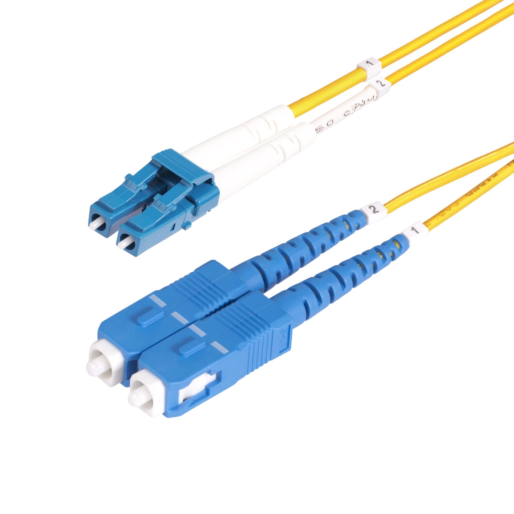 STARTECH.COM CÂBLE FIBRE OPTIQUE DE 7M MONOMODE LC VERS SC(UPC) OS2, LSZH - CORDON DE RACCORDEMENT - MODE UNIQUE LC/UPC (M) POUR MODE UNIQUE SC/UPC (M) - 7 M - 7 M - 2 MM - FIBRE OPTIQUE - DUPLEX - 9 / 125 MICROMÈTRES - OS1/OS2 - SANS HALOGÈNE, PASSIF - J