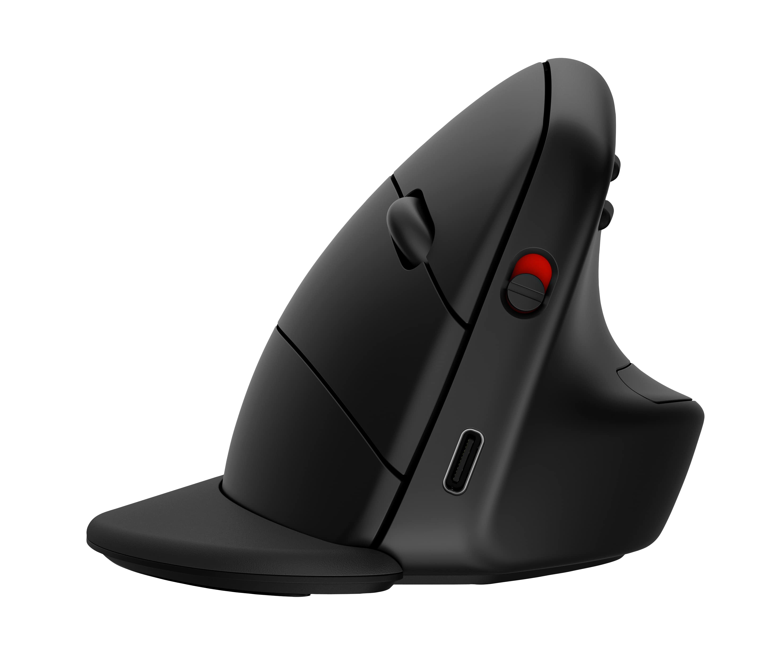 HP 925 - SOURIS VERTICALE - ERGONOMIQUE - 6 BOUTONS - SANS FIL - BLUETOOTH 5.3, 2.4 GHZ - RÉCEPTEUR SANS FIL USB - NOIR - EMBALLAGE 100 % PAPIER