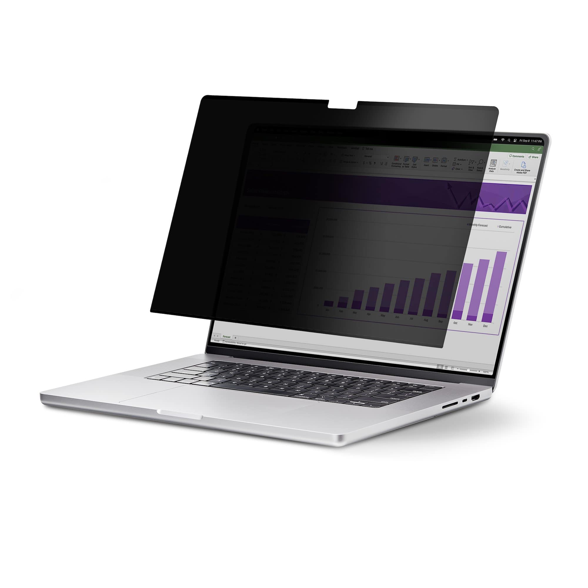 STARTECH.COM FILTRE DE CONFIDENTIALITÉ, MACBOOK AIR M2/M3 13", AMOVIBLE - FILTRE DE CONFIDENTIALITÉ POUR ORDINATEUR PORTABLE - AMOVIBLE - MAGNÉTIQUE - 13"