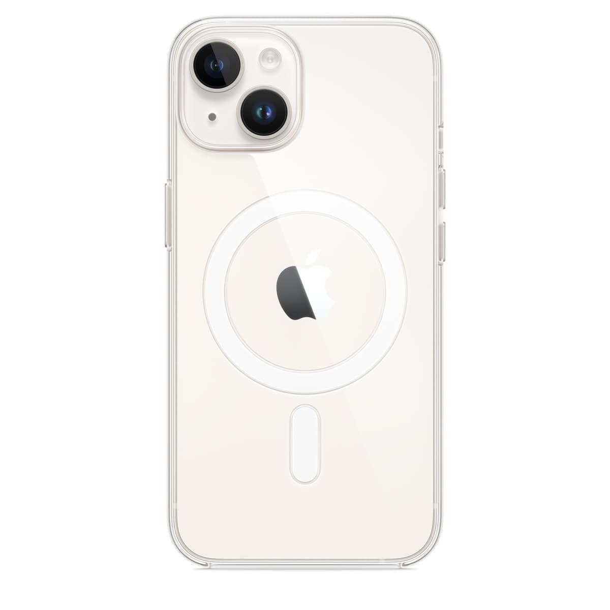 APPLE - COQUE DE PROTECTION POUR TÉLÉPHONE PORTABLE - COMPATIBILITÉ AVEC MAGSAFE - POLYCARBONATE - CLAIR - POUR IPHONE 14
