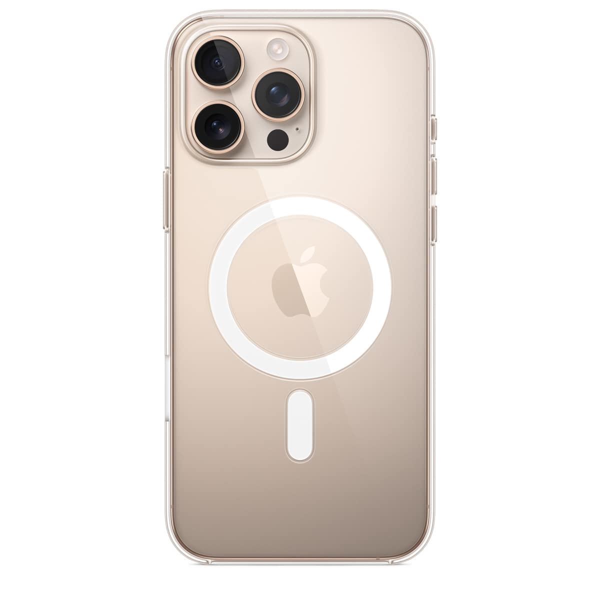 APPLE - COQUE DE PROTECTION POUR TÉLÉPHONE PORTABLE - COMPATIBILITÉ AVEC MAGSAFE - POLYCARBONATE - CLAIR - POUR IPHONE 16 PRO MAX