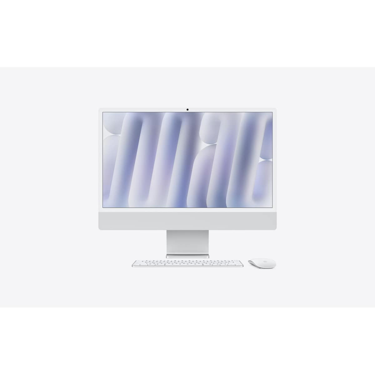 APPLE IMAC WITH 4.5K RETINA DISPLAY - TOUT-EN-UN M4 - RAM 24 GO - SSD 512 GO - APPLE M4 10-CORE - GIGABIT ETHERNET, IEEE 802.11AX (WI-FI 6E), BLUETOOTH 5.3 - MACOS SEQUOIA 15.0 - MONITEUR : LED 24" 4480 X 2520 (4.5K) - CLAVIER : FRANÇAIS - ARGENT