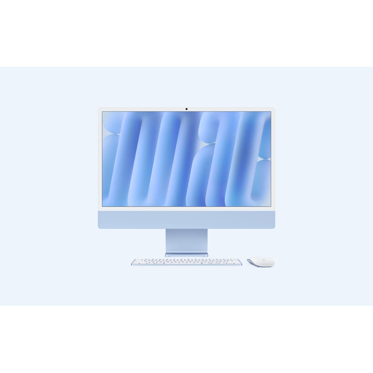 APPLE IMAC WITH 4.5K RETINA DISPLAY - TOUT-EN-UN M4 - RAM 16 GO - SSD 256 GO - APPLE M4 8-CORE - IEEE 802.11AX (WI-FI 6E), BLUETOOTH 5.3 - MACOS SEQUOIA 15.0 - MONITEUR : LED 24" 4480 X 2520 (4.5K) - CLAVIER : FRANÇAIS - BLEU
