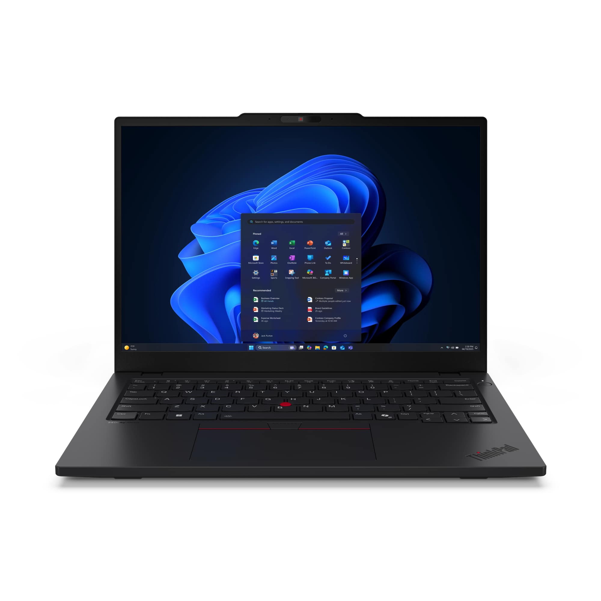 LENOVO THINKPAD L13 GEN 6 21R5 - AI PC - CONCEPTION DE CHARNIÈRE À 180 DEGRÉS - INTEL CORE ULTRA 5 - 225U / JUSQU'À 4.8 GHZ - WIN 11 PRO - INTEL GRAPHICS - 16 GO RAM - 512 GO SSD TCG OPAL ENCRYPTION 2, NVME - 13.3" IPS 1920 X 1200 - WI-FI 6E, BLUETOOTH -