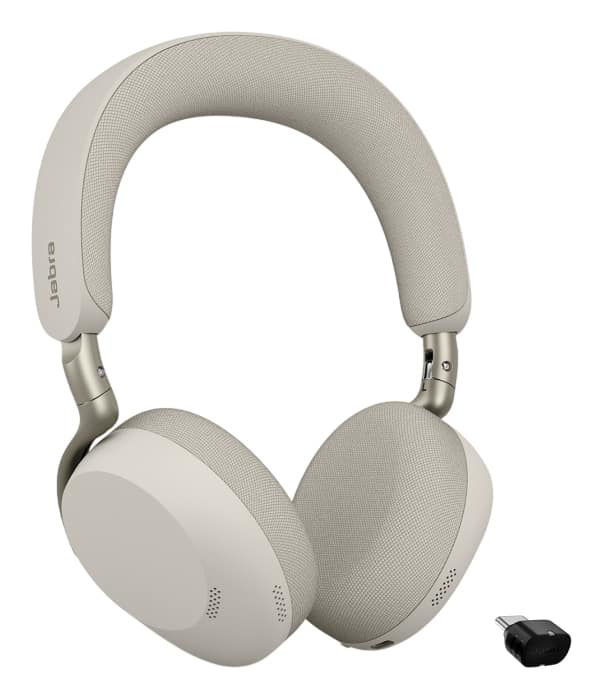 JABRA EVOLVE3 75 UC - MICRO-CASQUE - SUR-OREILLE - BLUETOOTH - SANS FIL - SUPPRESSEUR DE BRUIT ACTIF - USB-C VIA UN ADAPTATEUR BLUETOOTH - GRIS CHALEUREUX - CERTIFIÉ UC, CERTIFIÉ ZOOM, CERTIFIÉ GOOGLE MEET