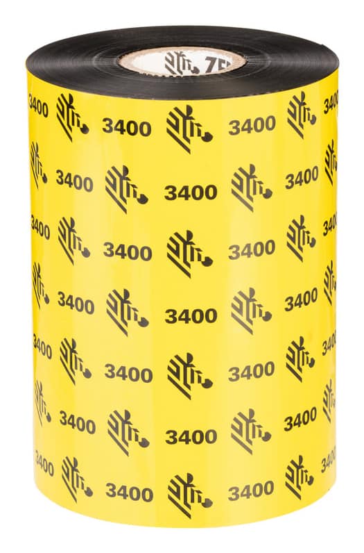 RIBBON 3400 WAX/RESIN 110MM
