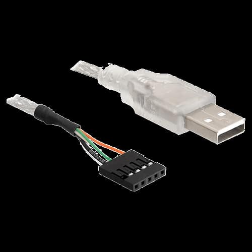 CÂBLE USB PINHEADER FEMELLE A MÂLE 70CM