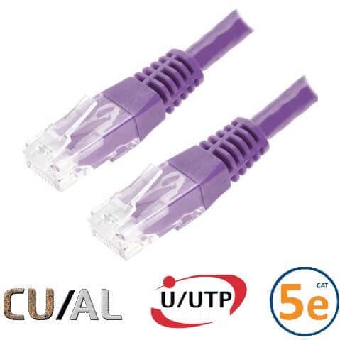 CORDON RJ45 CAT 5E U/UTP CLASSIC 2M VIOLET