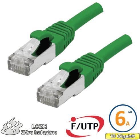CORDON RJ45 CAT 6A F/UTP PRIMACY LSZH 5M VERT