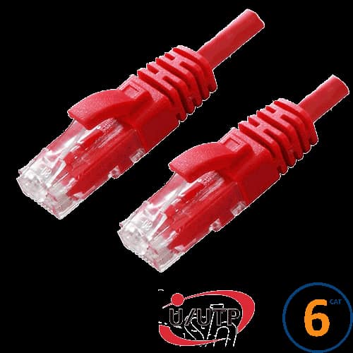 CORDON RJ45 CAT 6 U/UTP PRIMACY 2M ROUGE